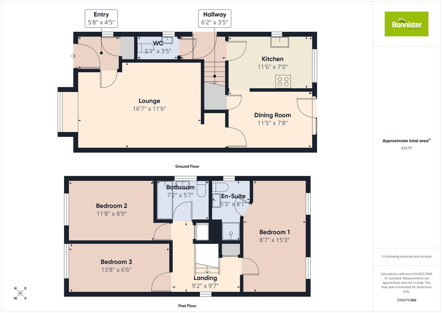 23, Nursery Court, Brough floorplan