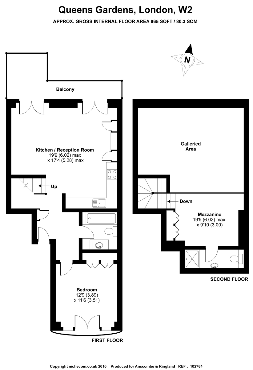 2 Bedrooms Flat to rent in Queens Gardens, Bayswater W2