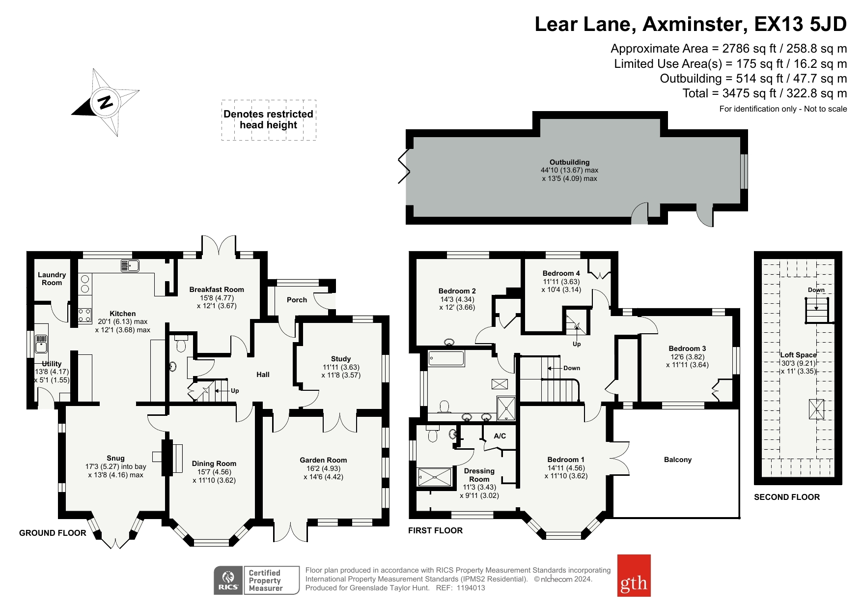 Westover,, Lear Lane, Devon floorplan