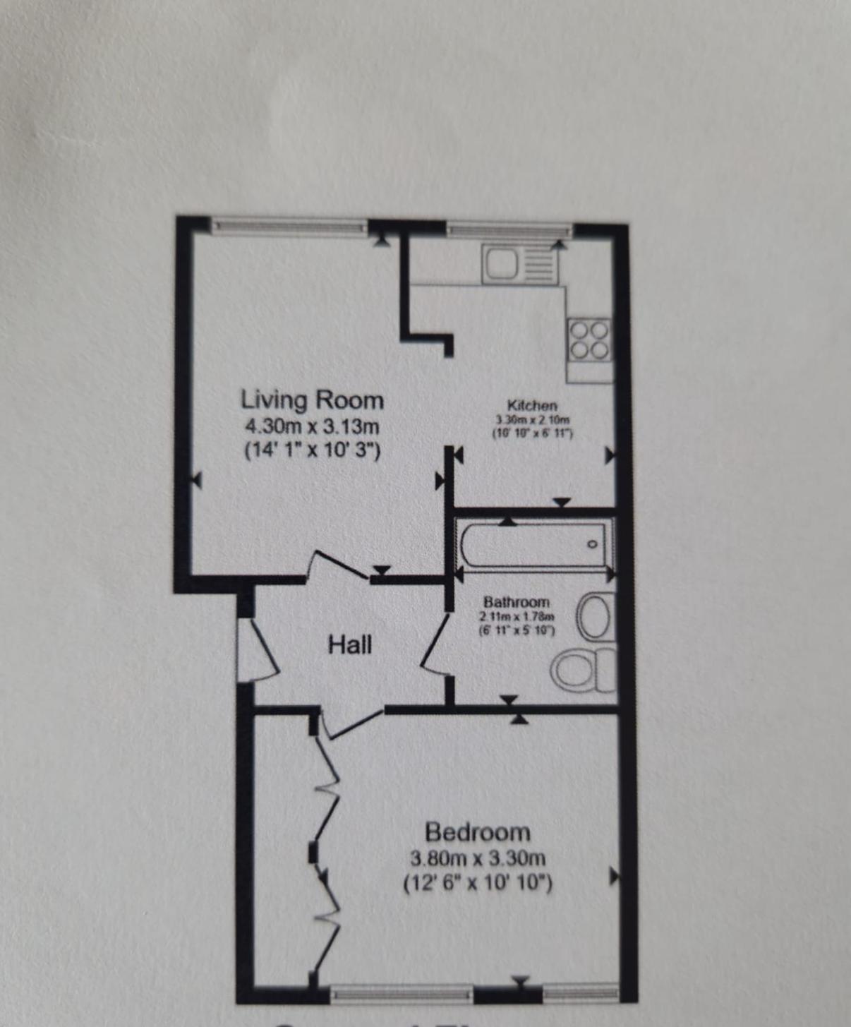 11 crystal court, Ferro Road, Rainham floorplan