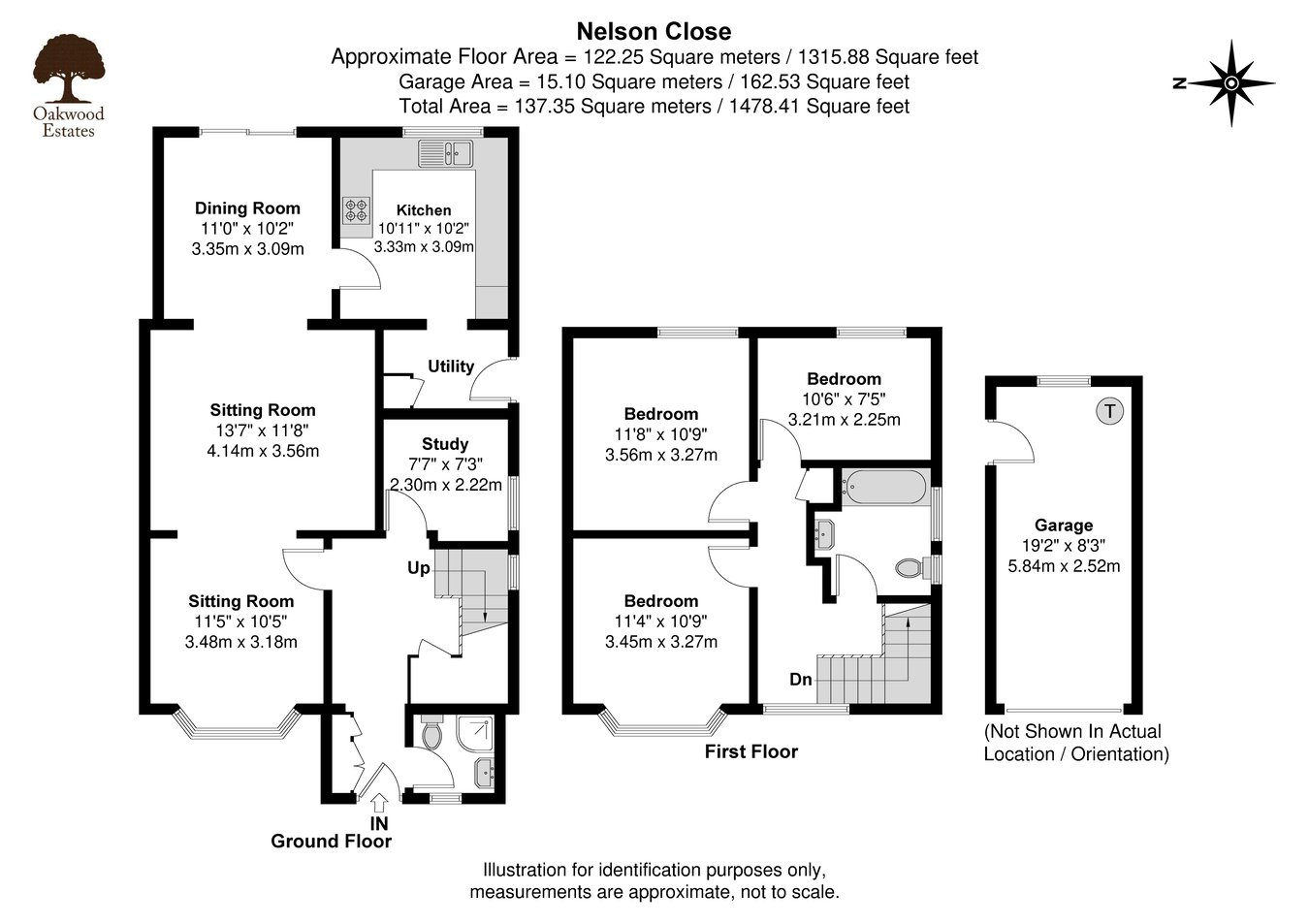 7, Nelson Close, Langley floorplan