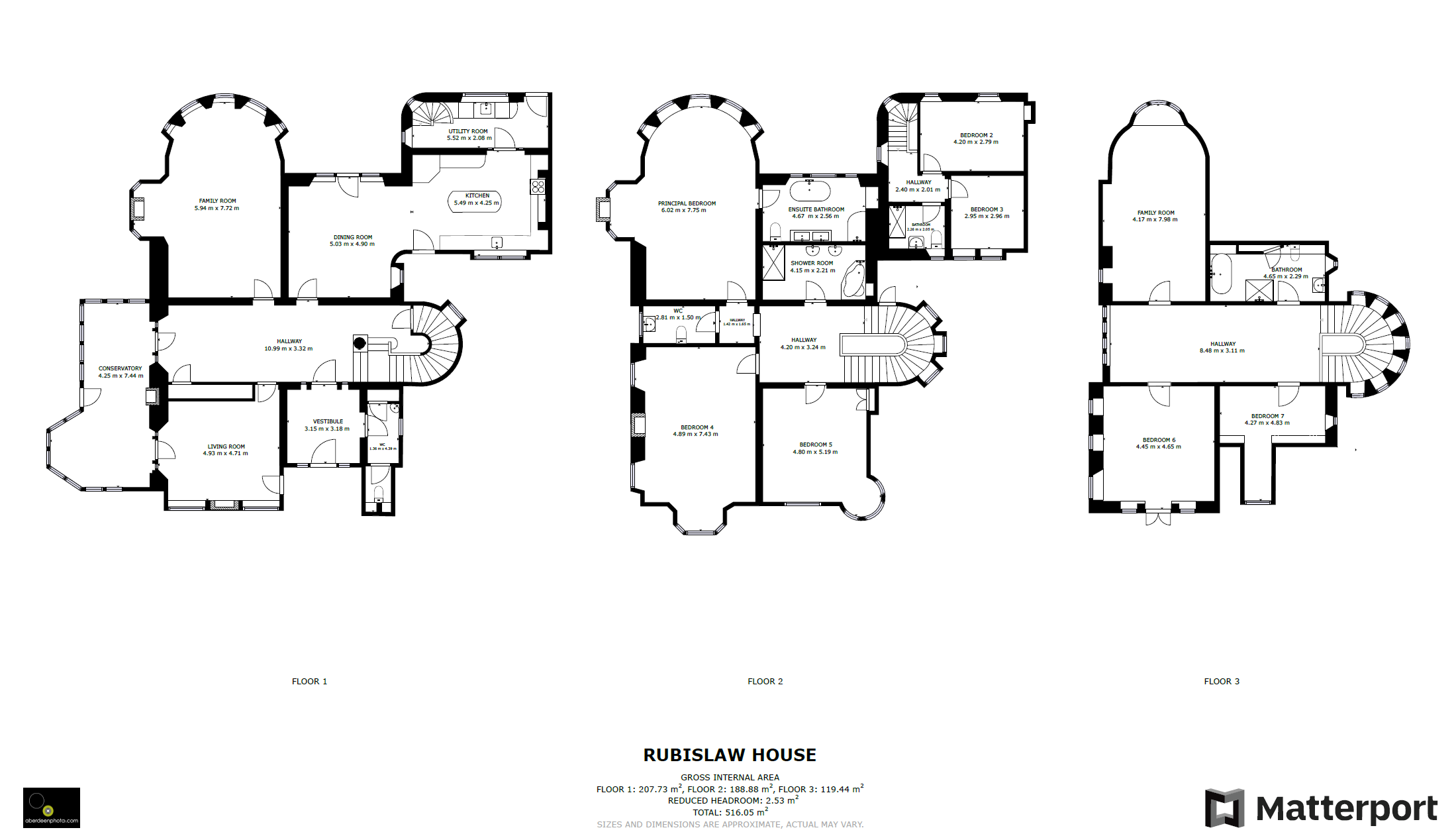 Rubislaw House, 50 Queens Road, Aberdeen AB15, 5 bedroom detached house ...