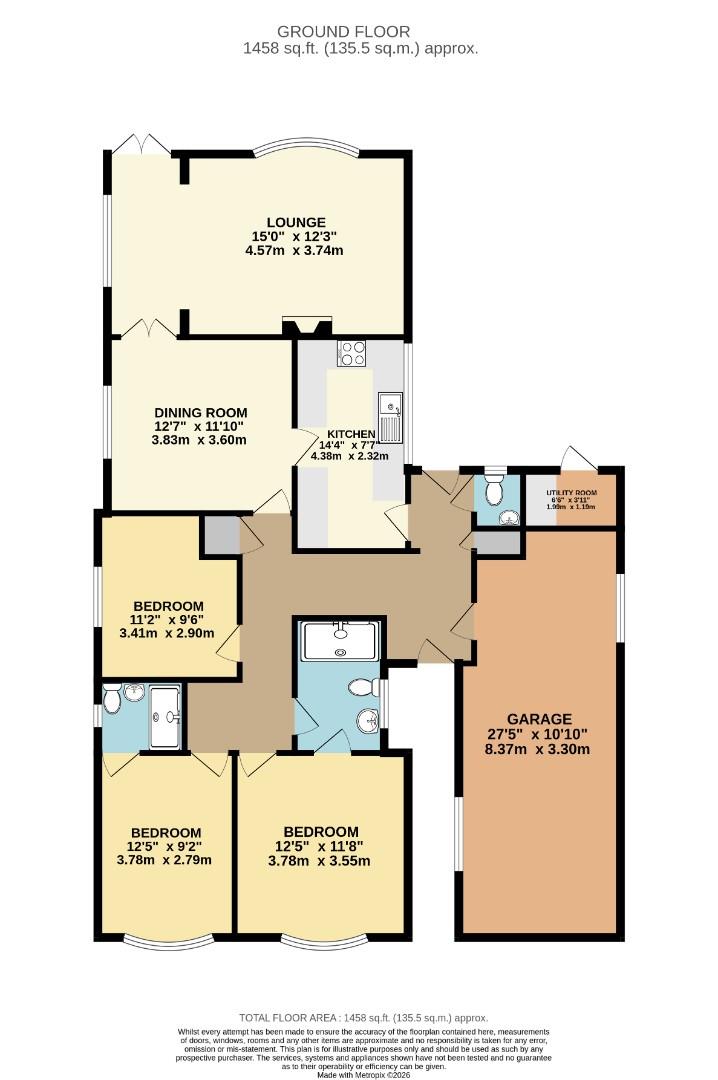 6, Woodland Avenue, Leighton Buzzard floorplan