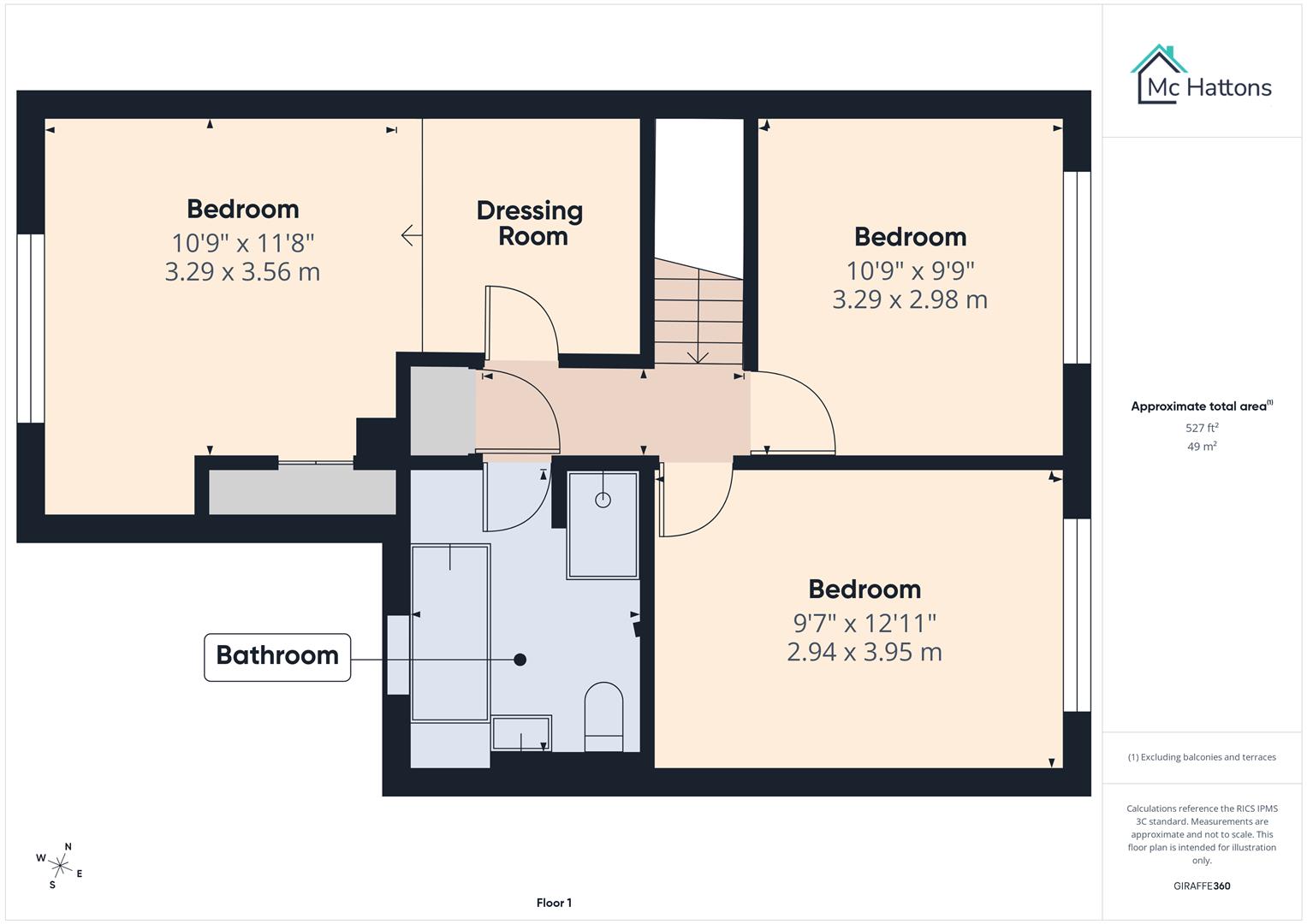 3, Hawkhurst Court, Porthcawl floorplan