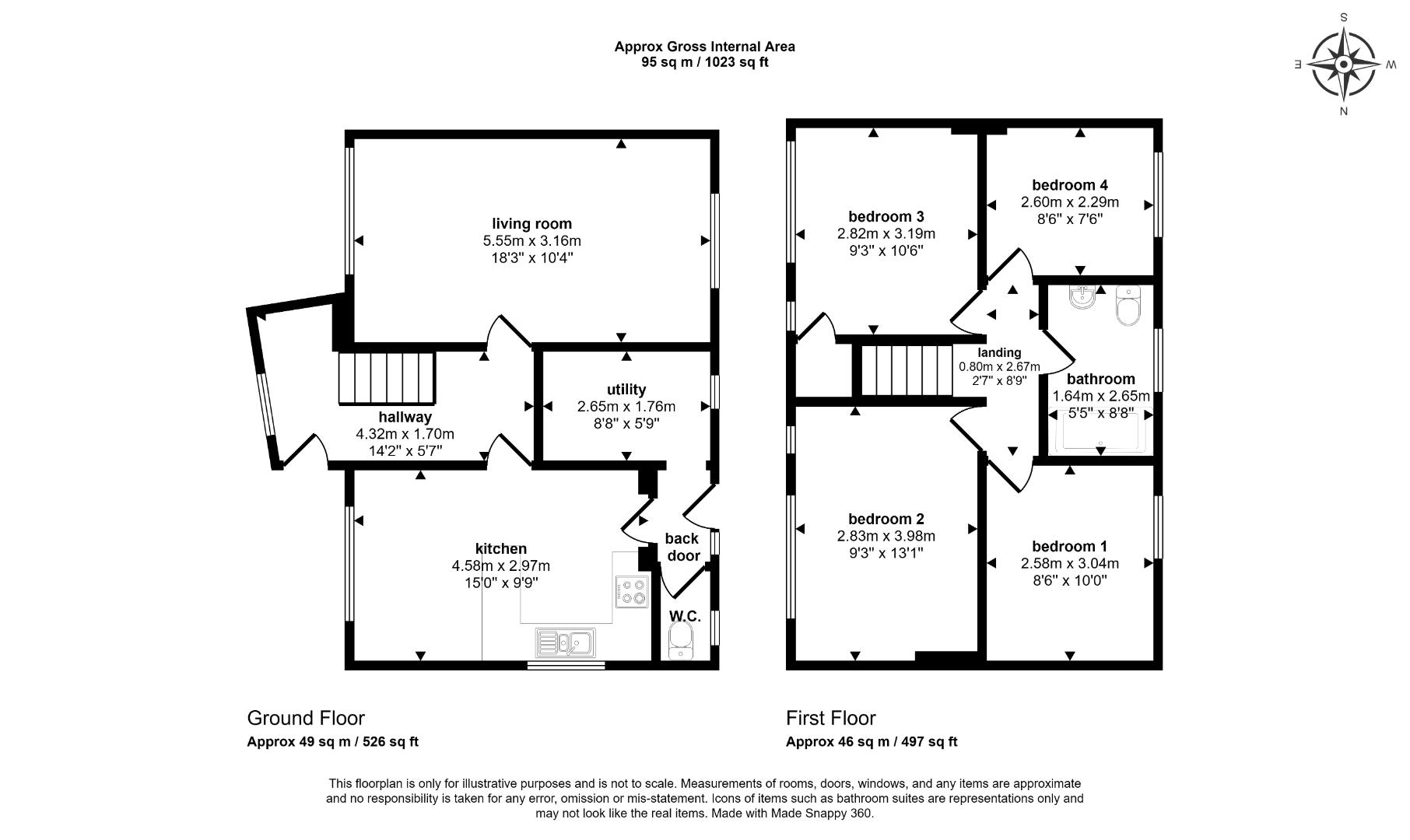 95, Broadstone Way, Bradford floorplan