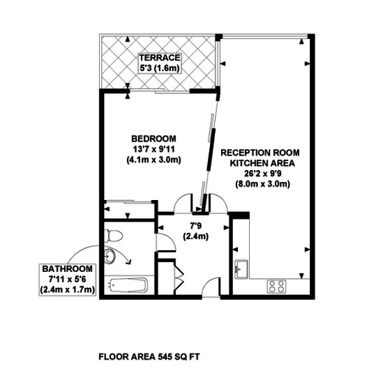 1 Bedrooms Flat to rent in Hepworth Court, Gatliff Road, Grosvenor Waterside SW1W
