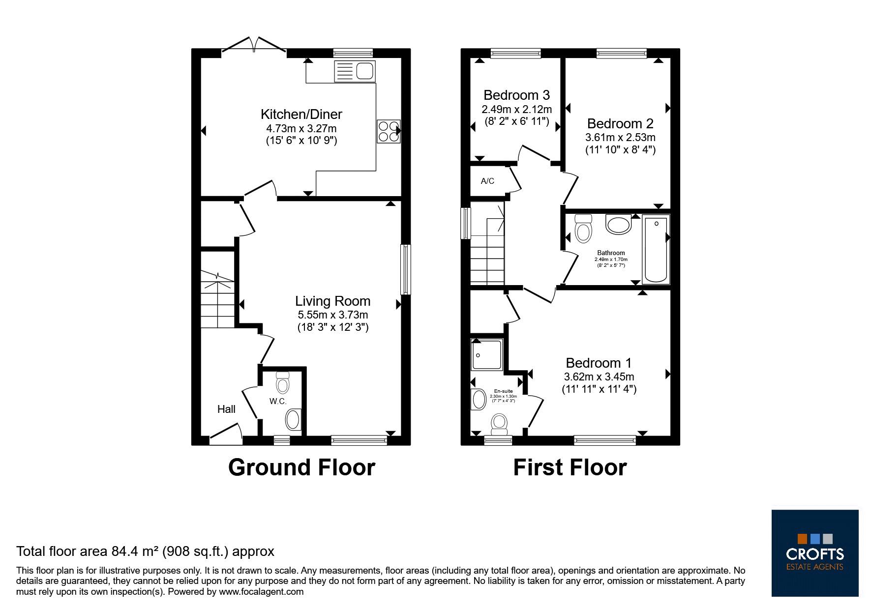 4, Beech Lane, Humberston floorplan