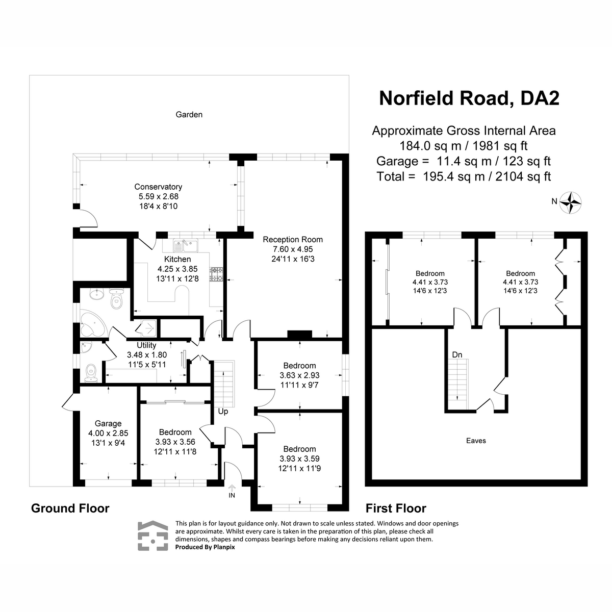 57, Norfield Road, Joydens Wood floorplan