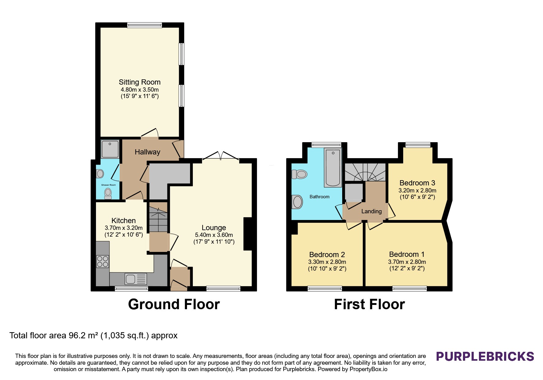 94, Ashgate Road, Chesterfield floorplan