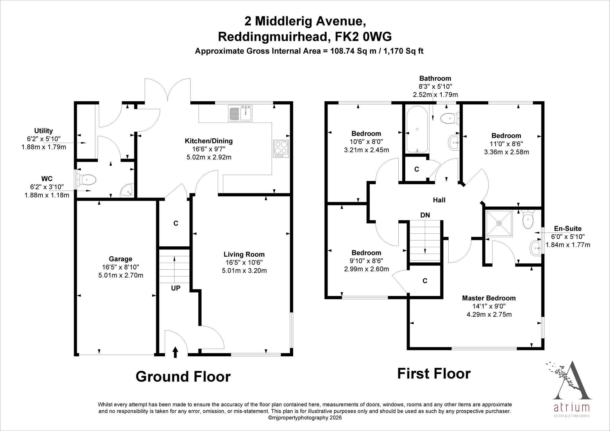 2 Middlerig Avenue, Falkirk floorplan