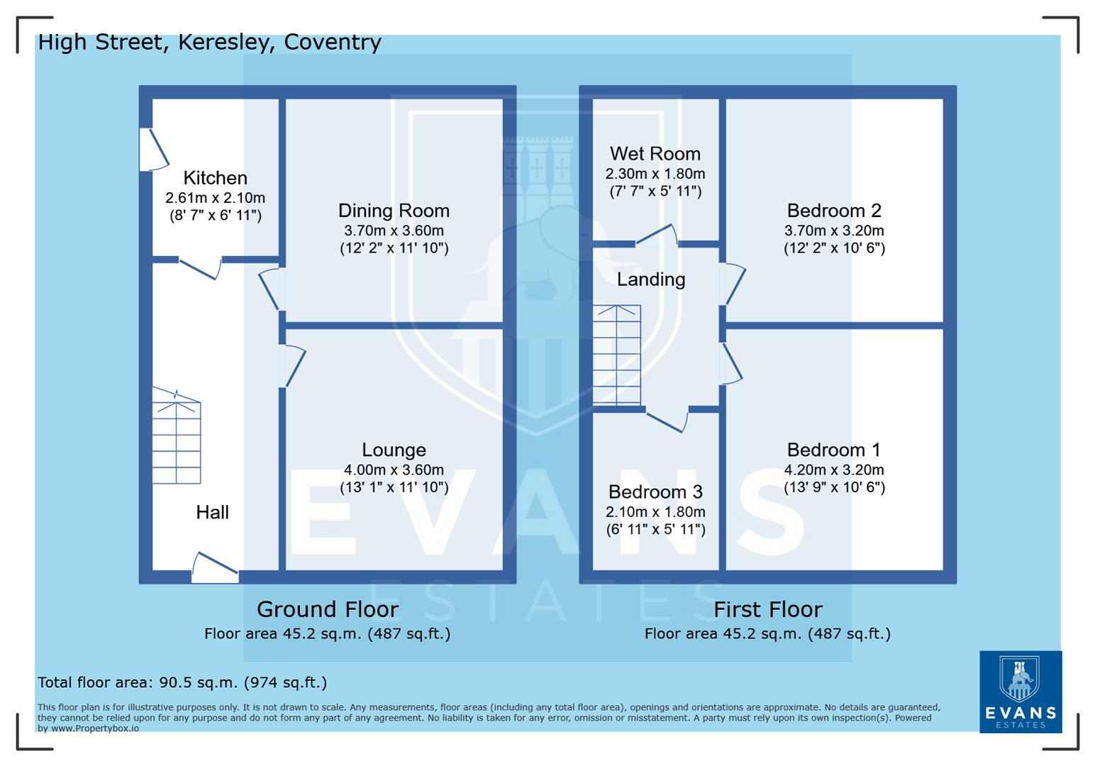 13, High Street, Coventry floorplan