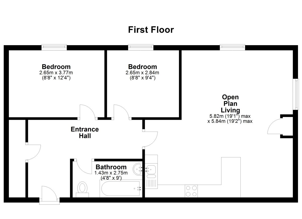 Durham Road, Houghton Le Spring DH4, 2 bedroom flat for sale 59021357