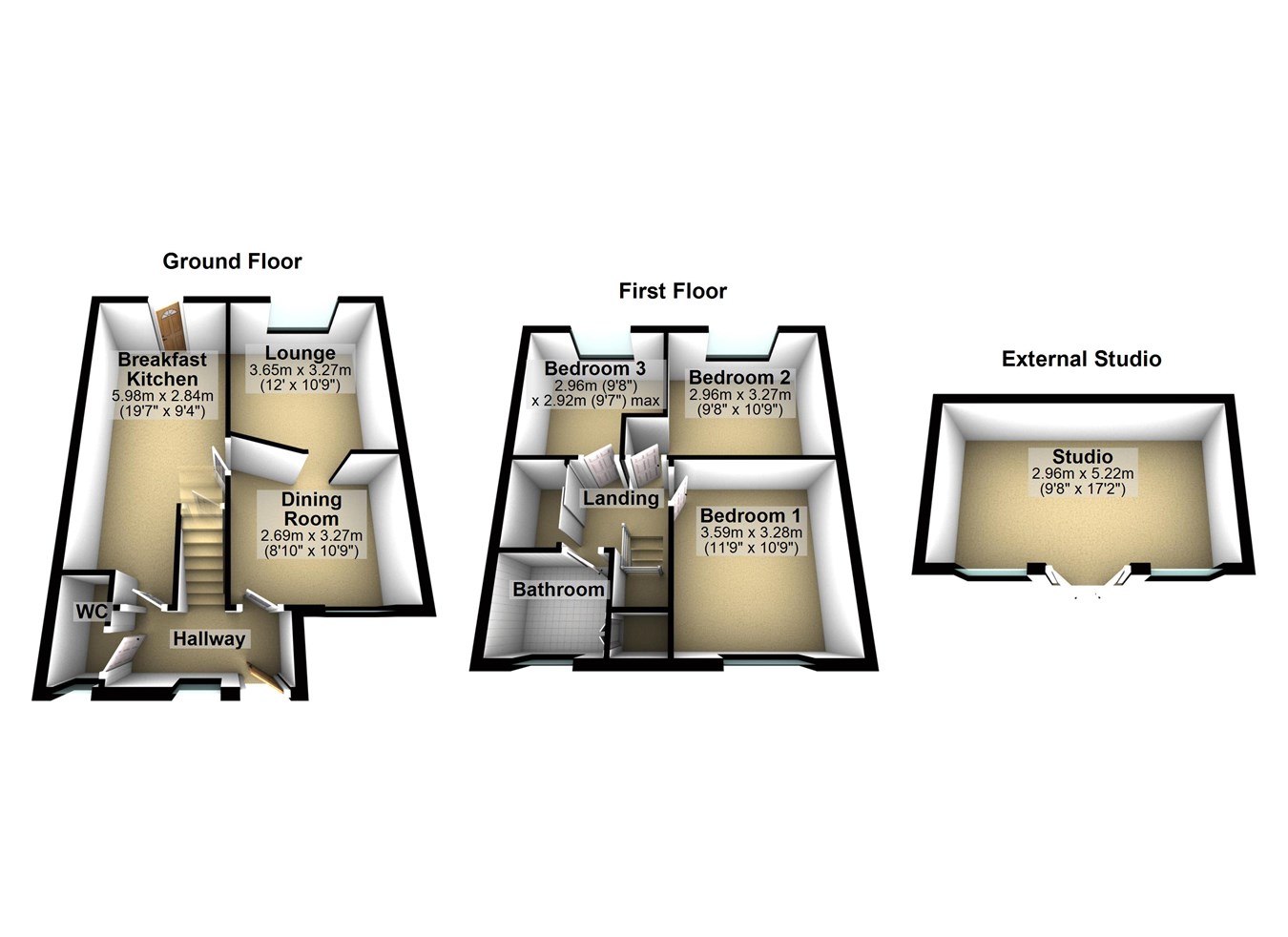 3 Bedrooms End terrace house for sale in Roundway, Honley, Holmfirth HD9