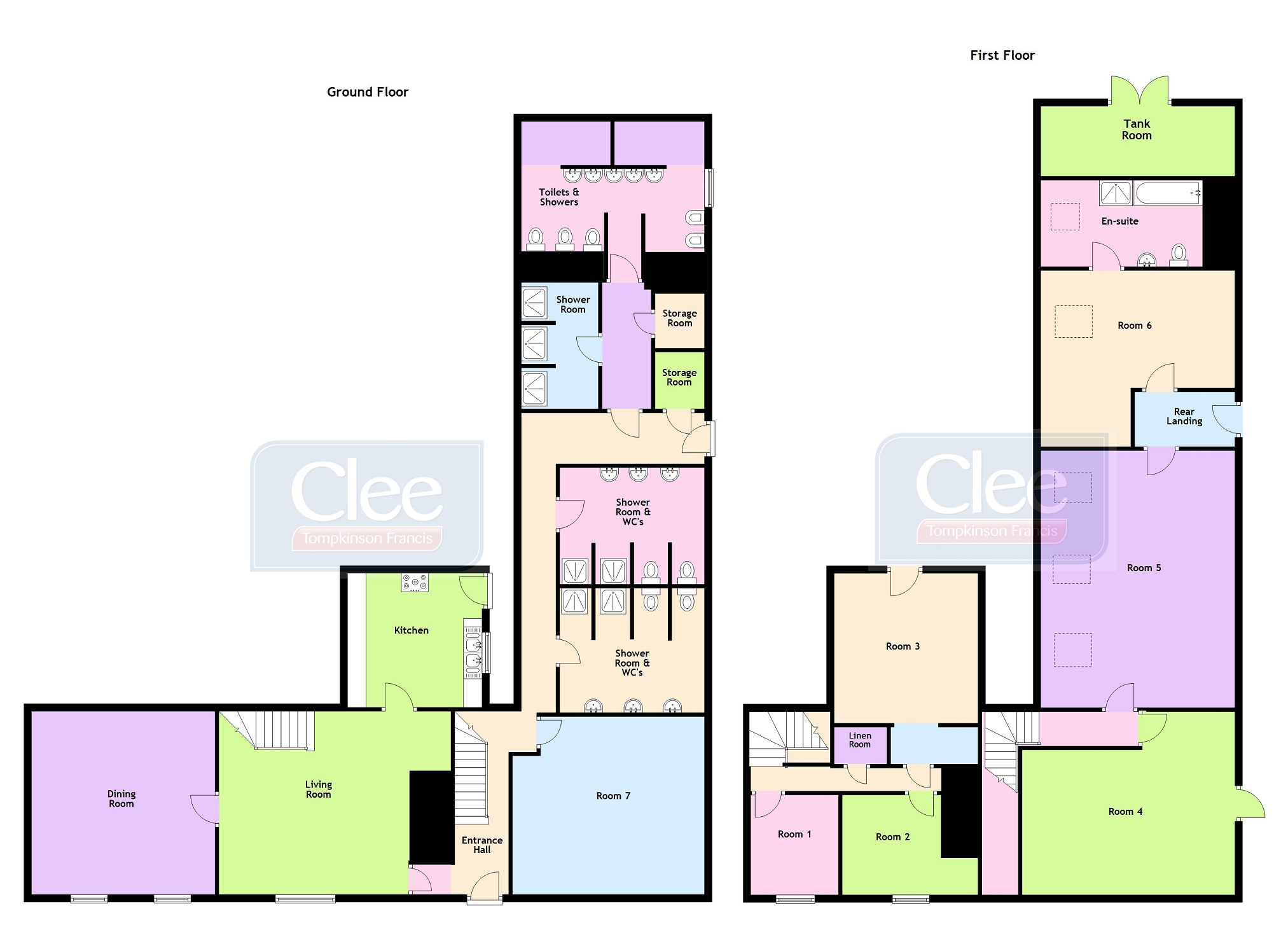 Pen Arthur Uchaf, Pen Arthur, Llangadog floorplan
