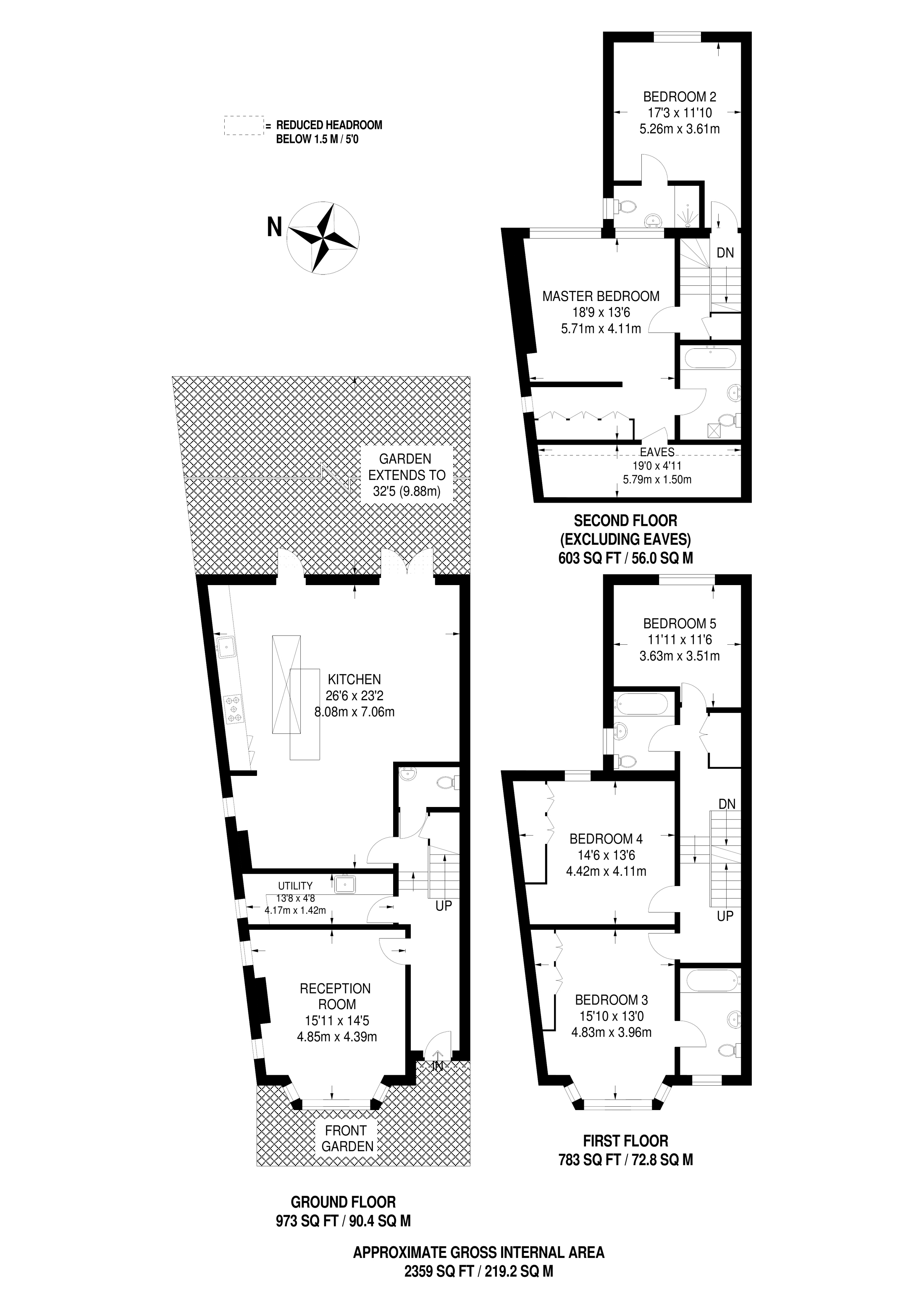 5 Bedrooms  to rent in Knighton Park Road, Sydenham SE26