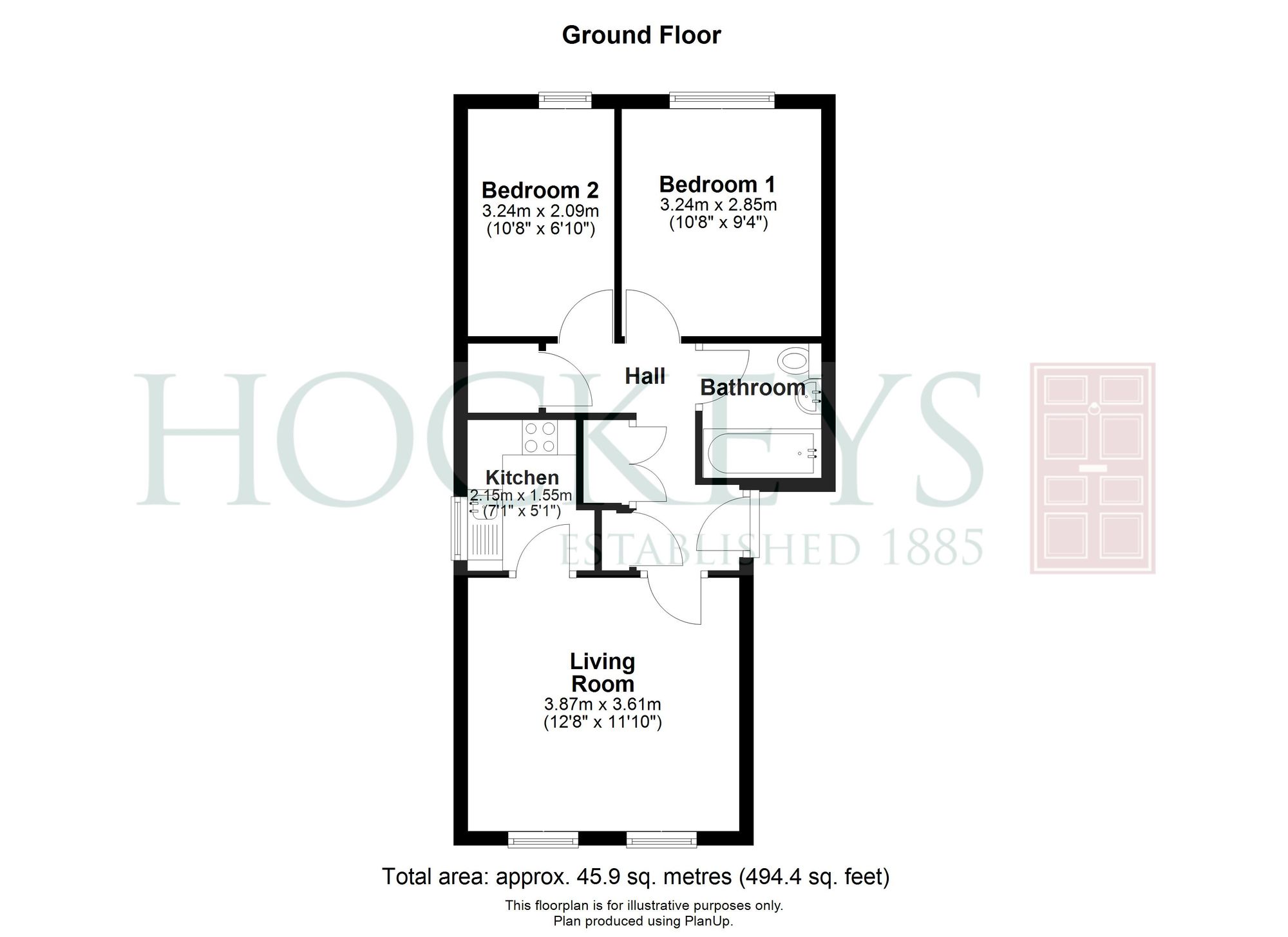 5 Shepherds Court, Cambridge floorplan