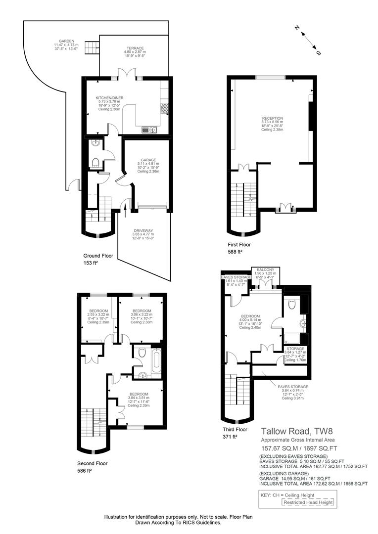 Tallow Road, Brentford TW8, 4 bedroom town house for sale 61343850 PrimeLocation