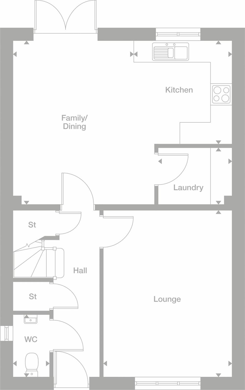 342, Morton Way, Thornbury floorplan