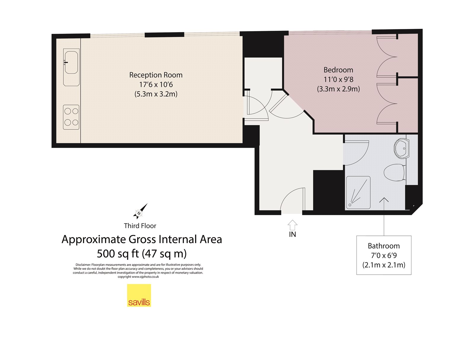 Flat 49, Weddel House, 20, West Smithfield, London floorplan