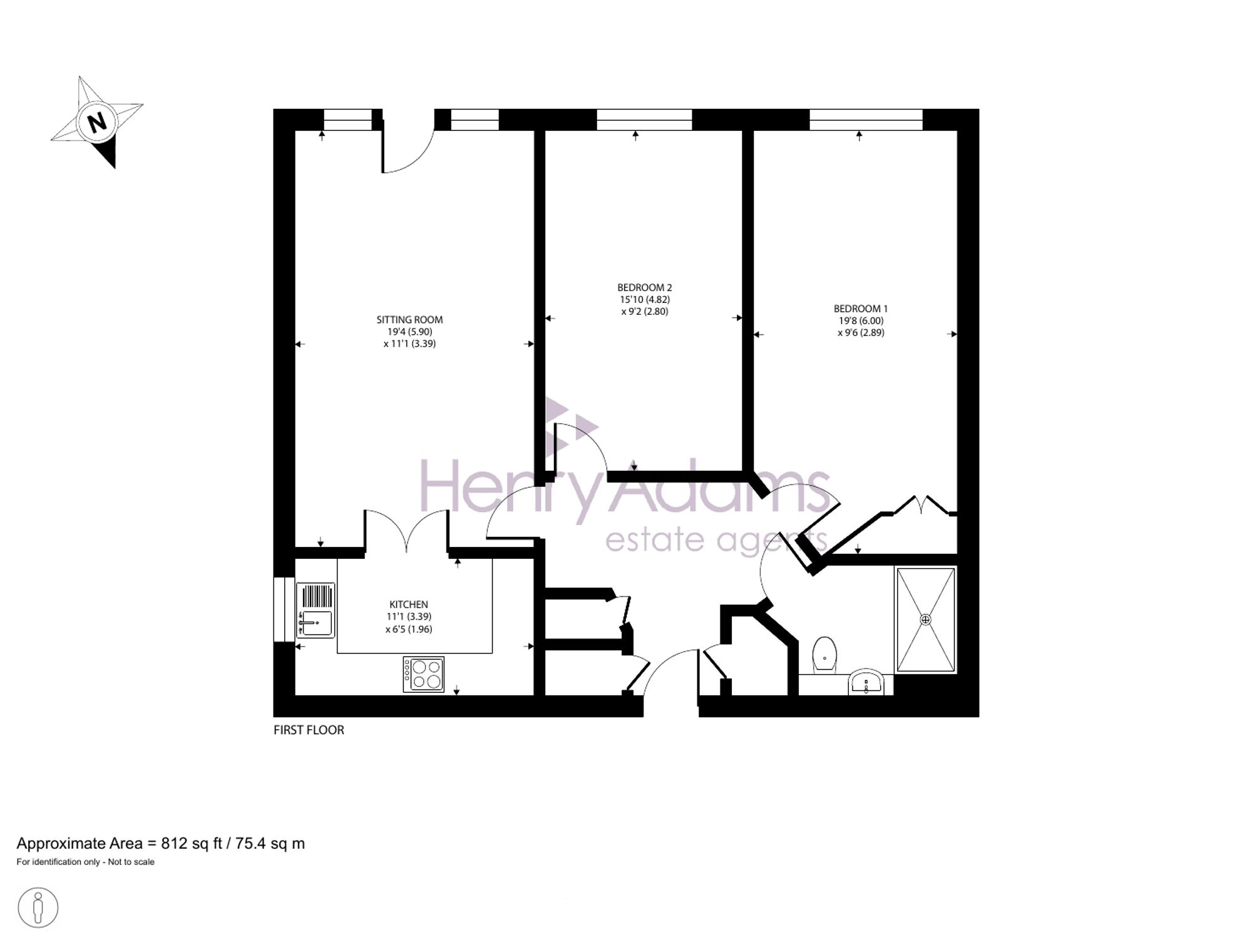 6 Pegasus Court Deanery Close, Chichester floorplan