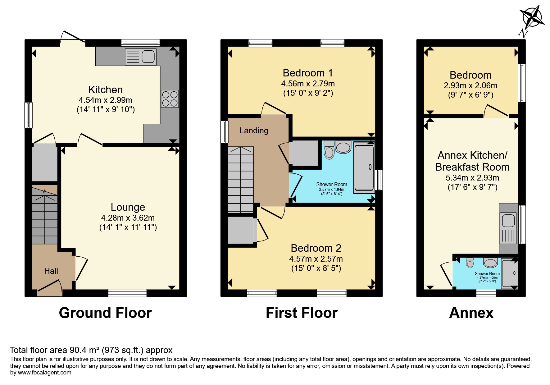 7, Windsor Close, Eastbourne floorplan