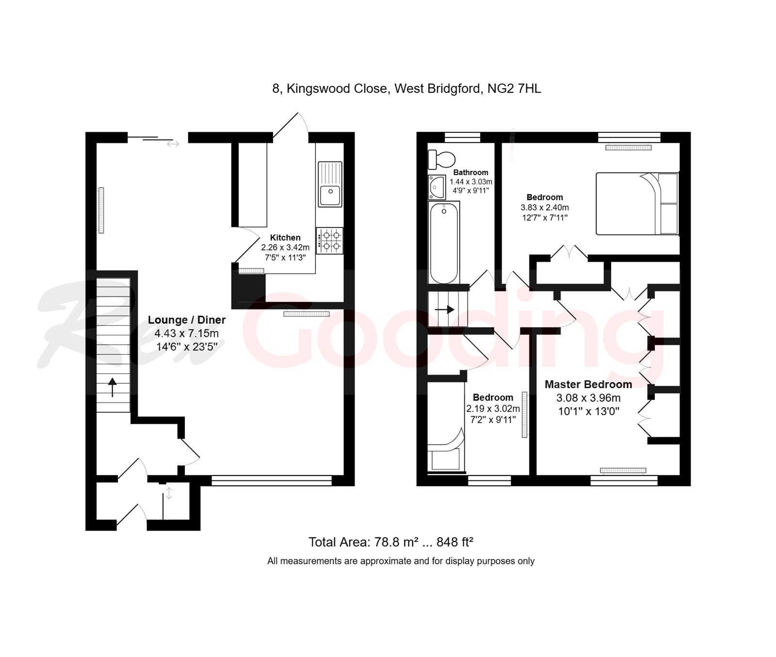 8, Kingswood Close, Nottingham floorplan