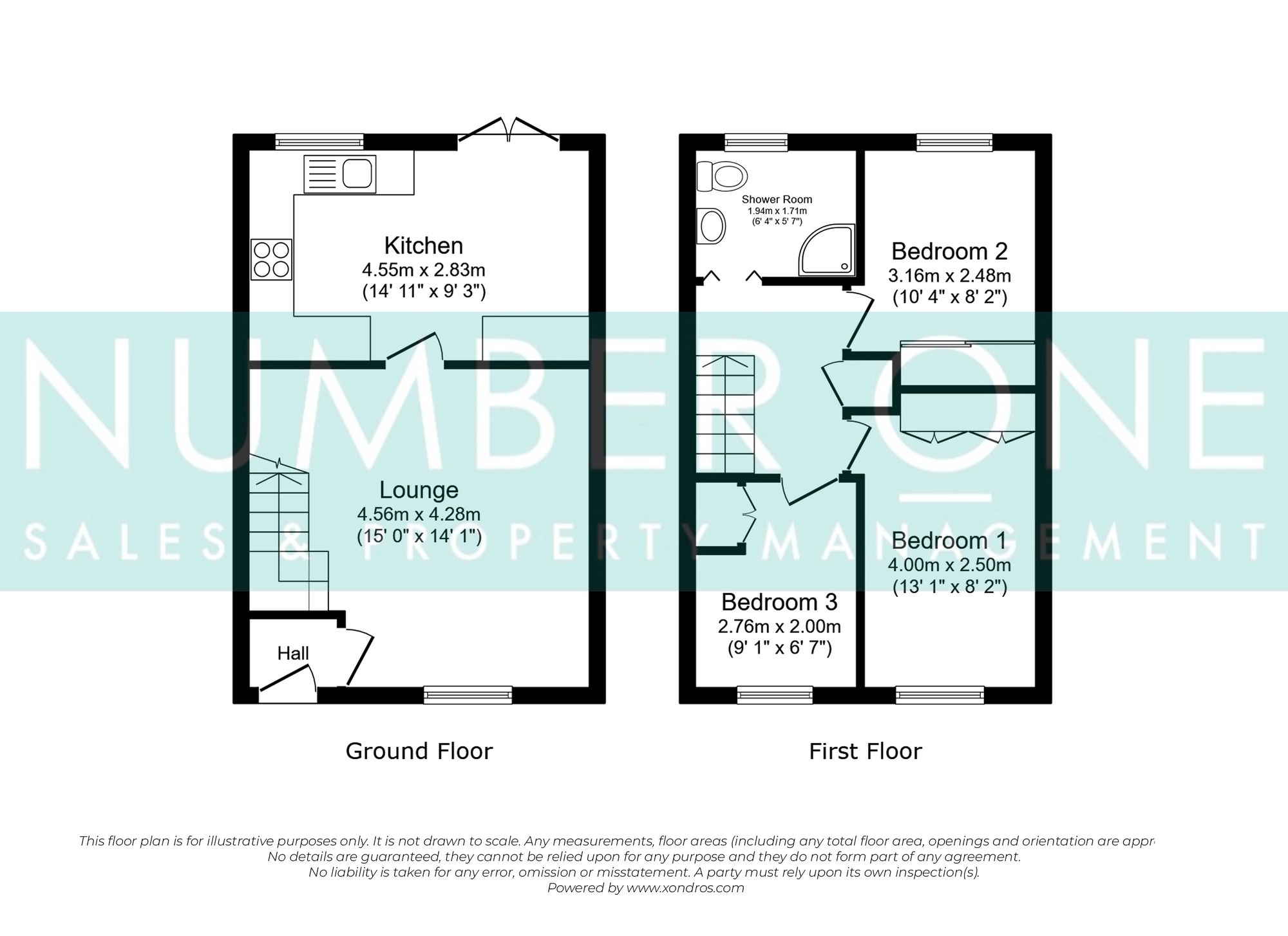 11 Oakmeadow Drive, Cardiff floorplan