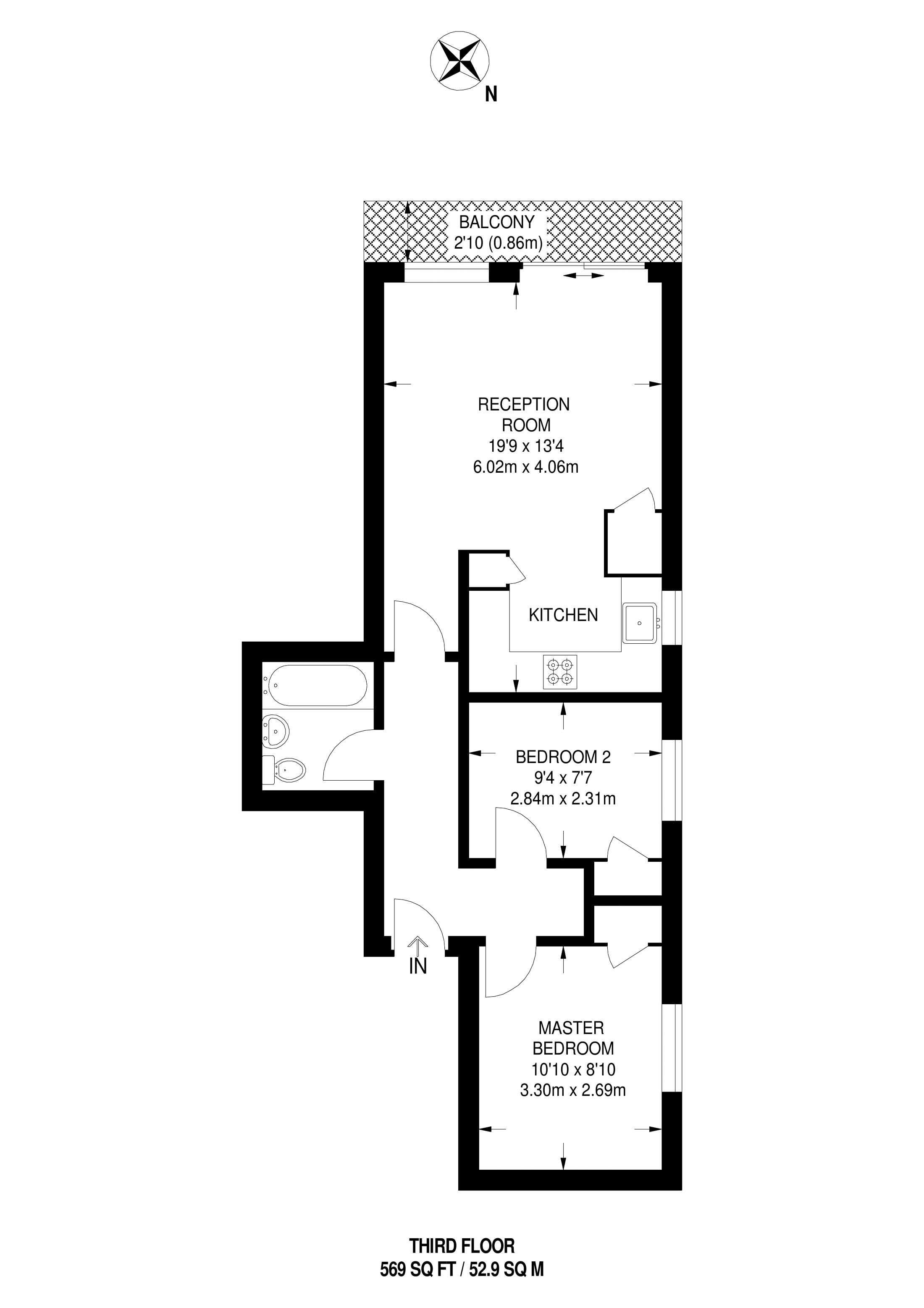 2 Bedrooms Flat to rent in Waterson Street, Shoreditch E2