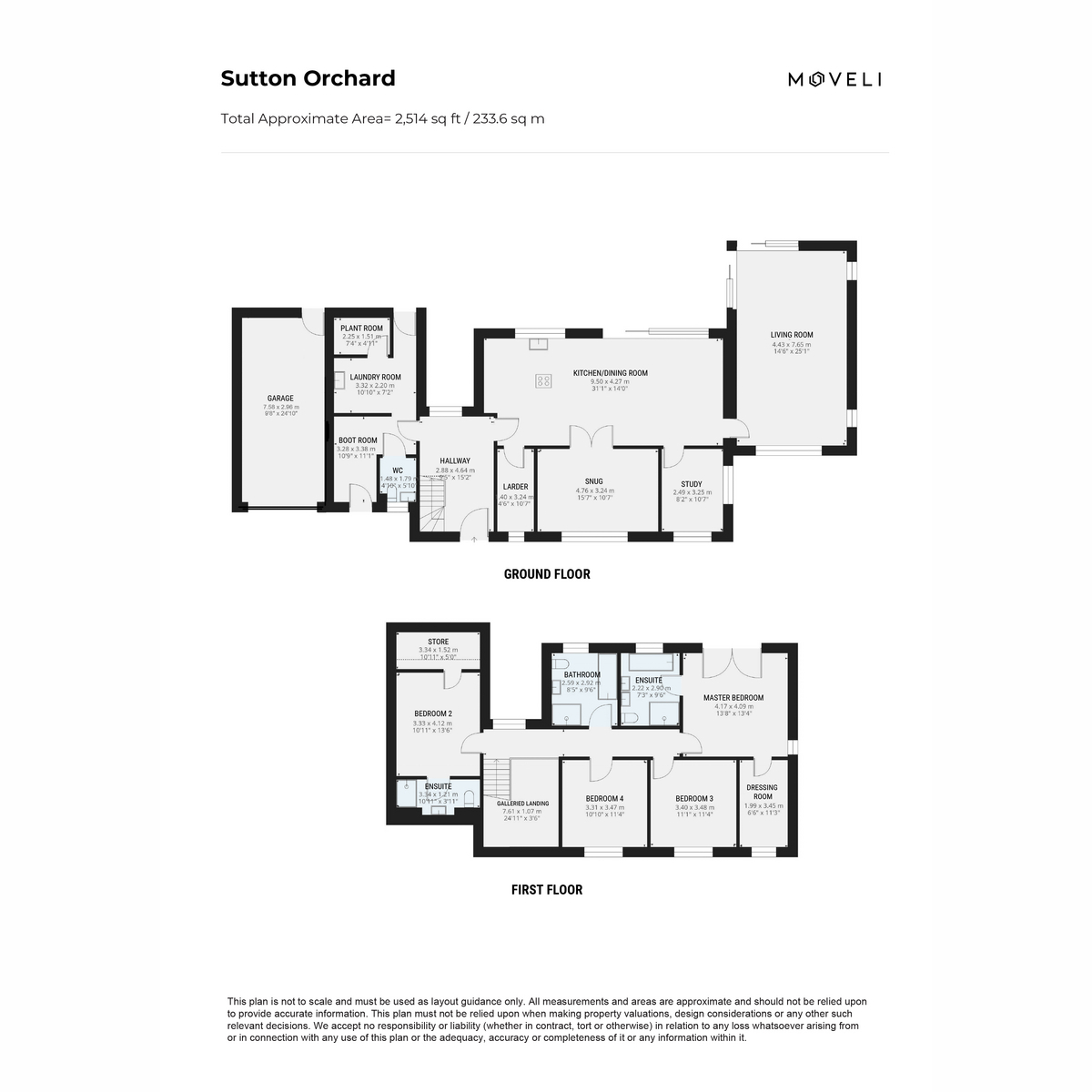 Sutton Orchard, Crediton floorplan