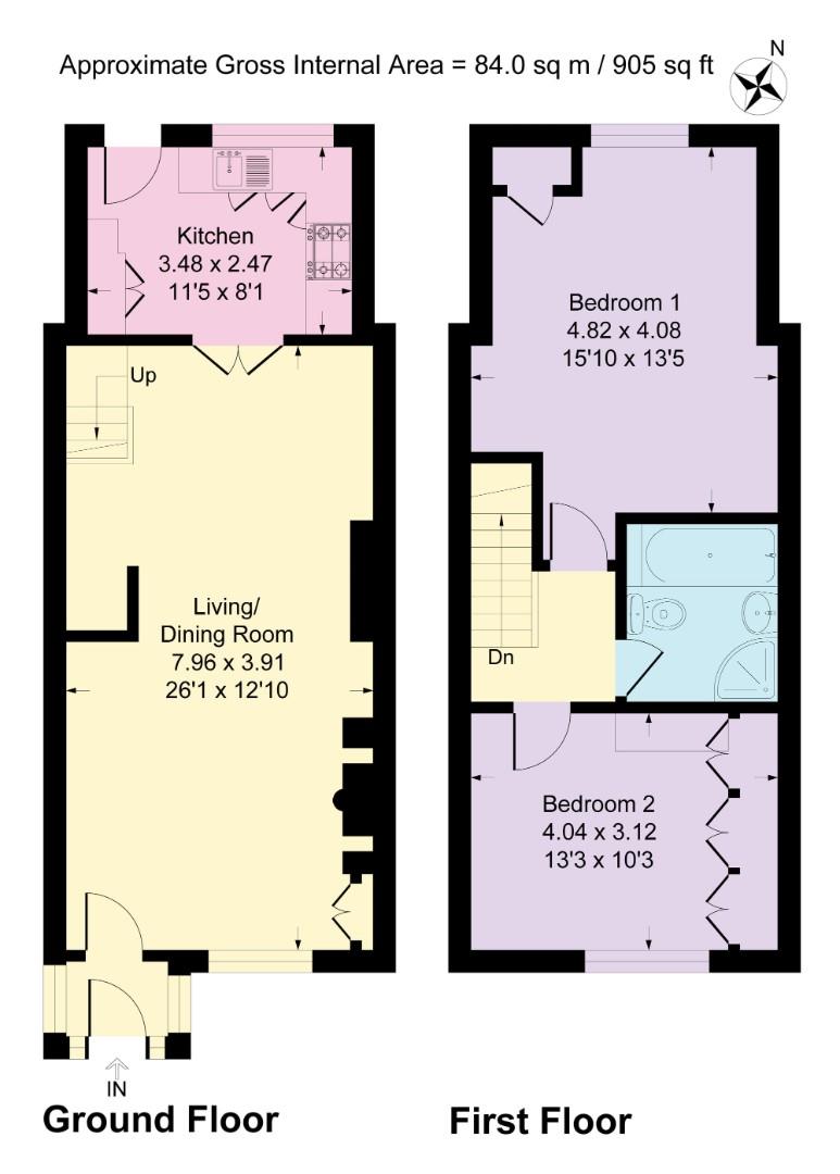 11, Commonside Road, Manchester floorplan