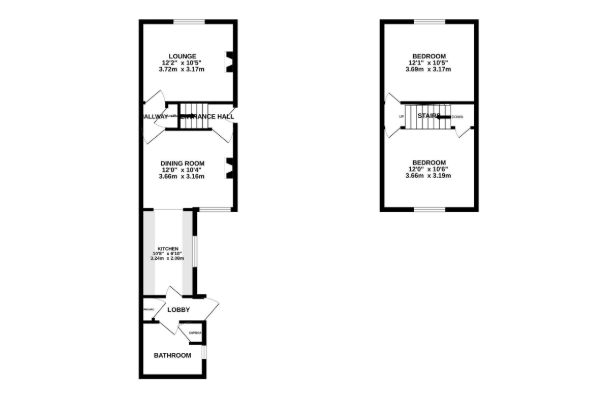 98, Hartshorne Road, Swadlincote floorplan