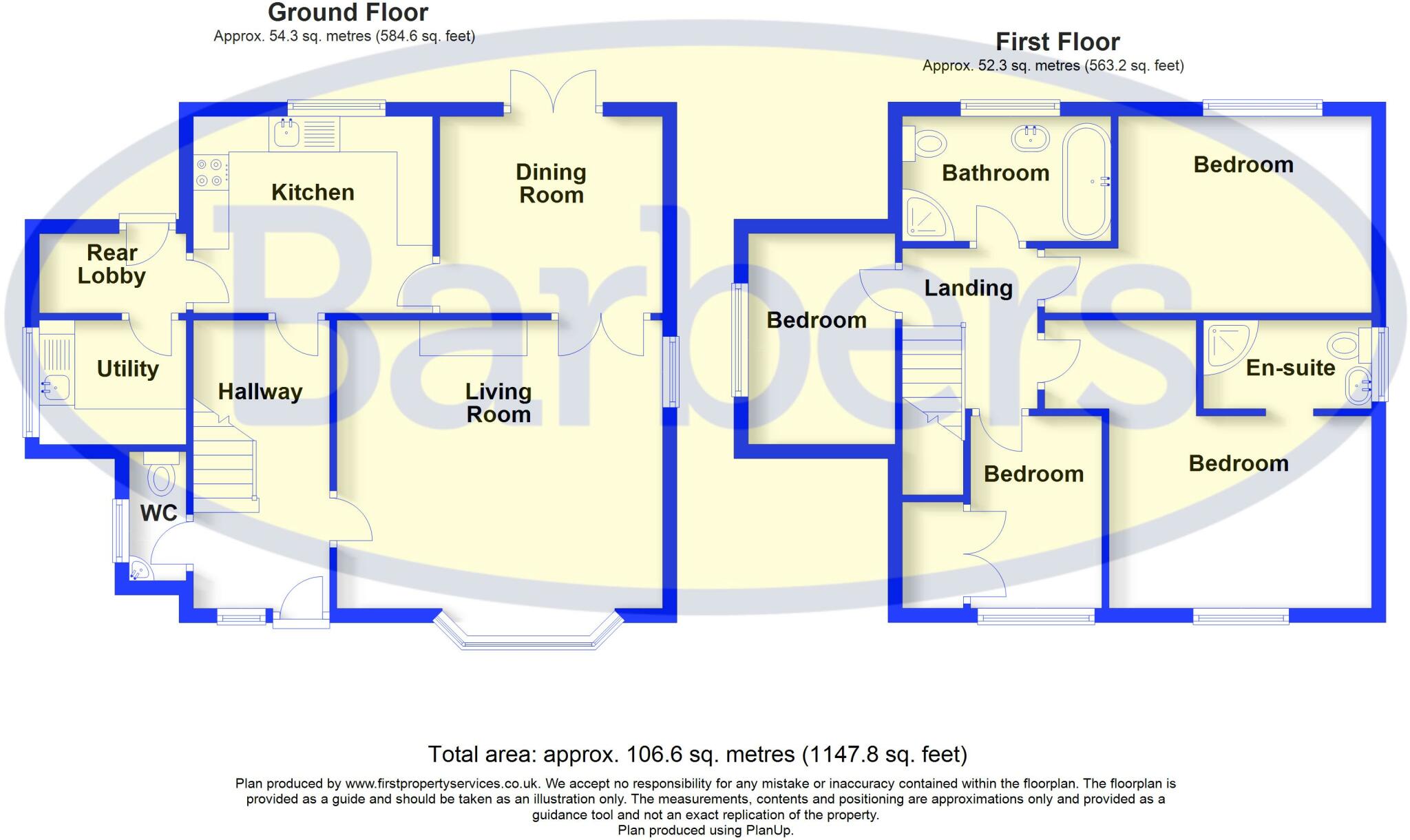 Ty Melin, Mill Road, Whitchurch floorplan