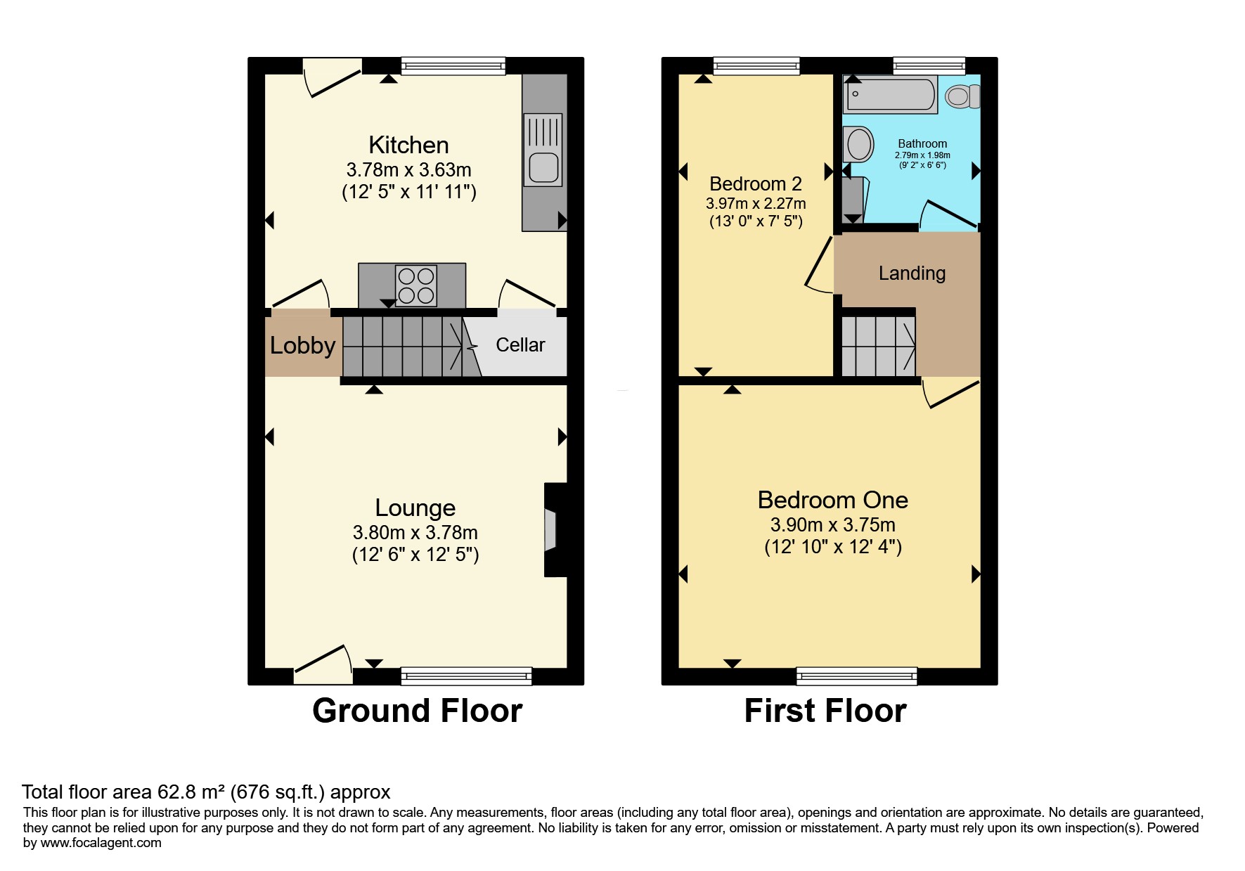 38, Queens Road, Sheffield floorplan