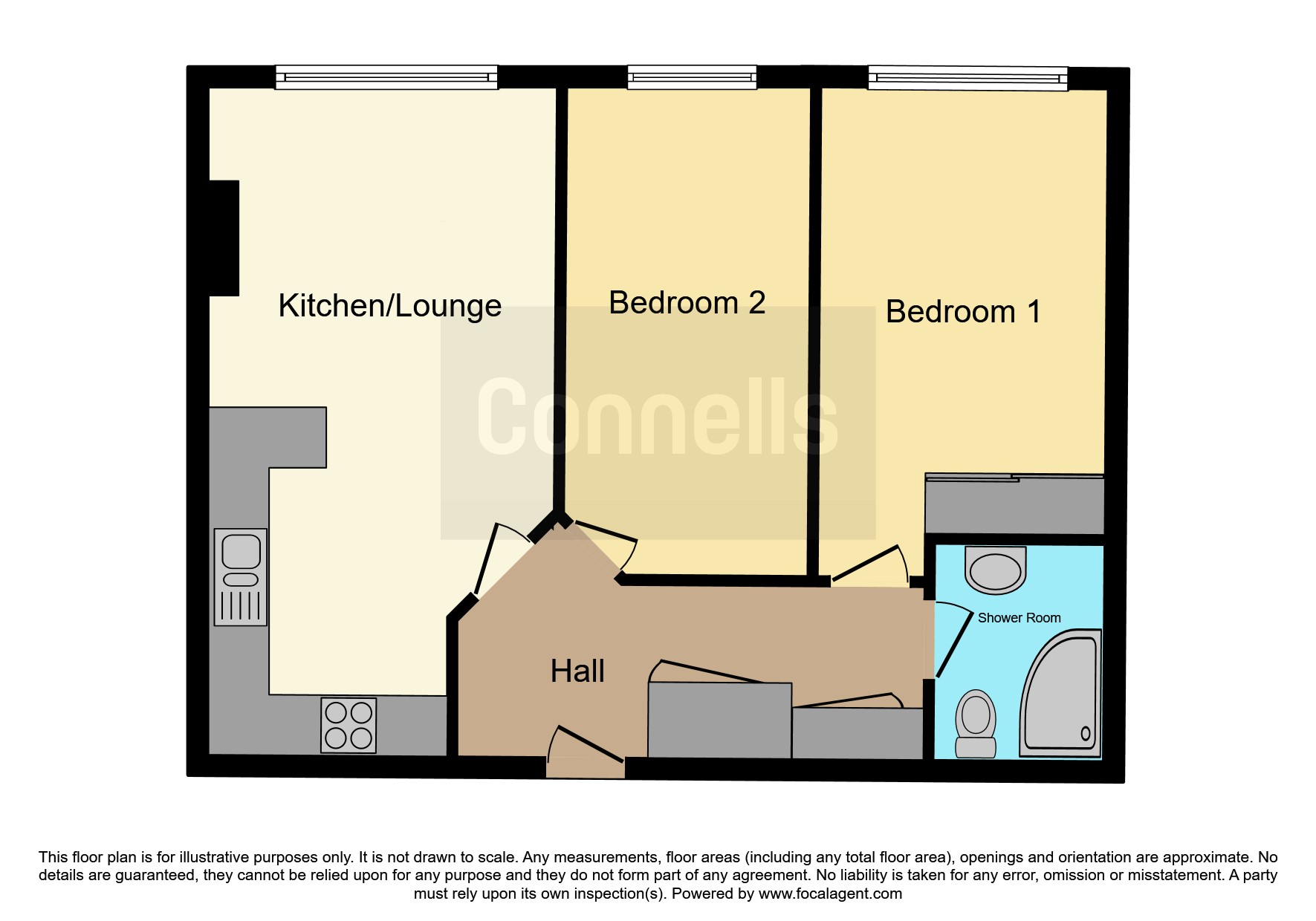 Flat 21, Maples Court, Bedford Road, Hitchin floorplan