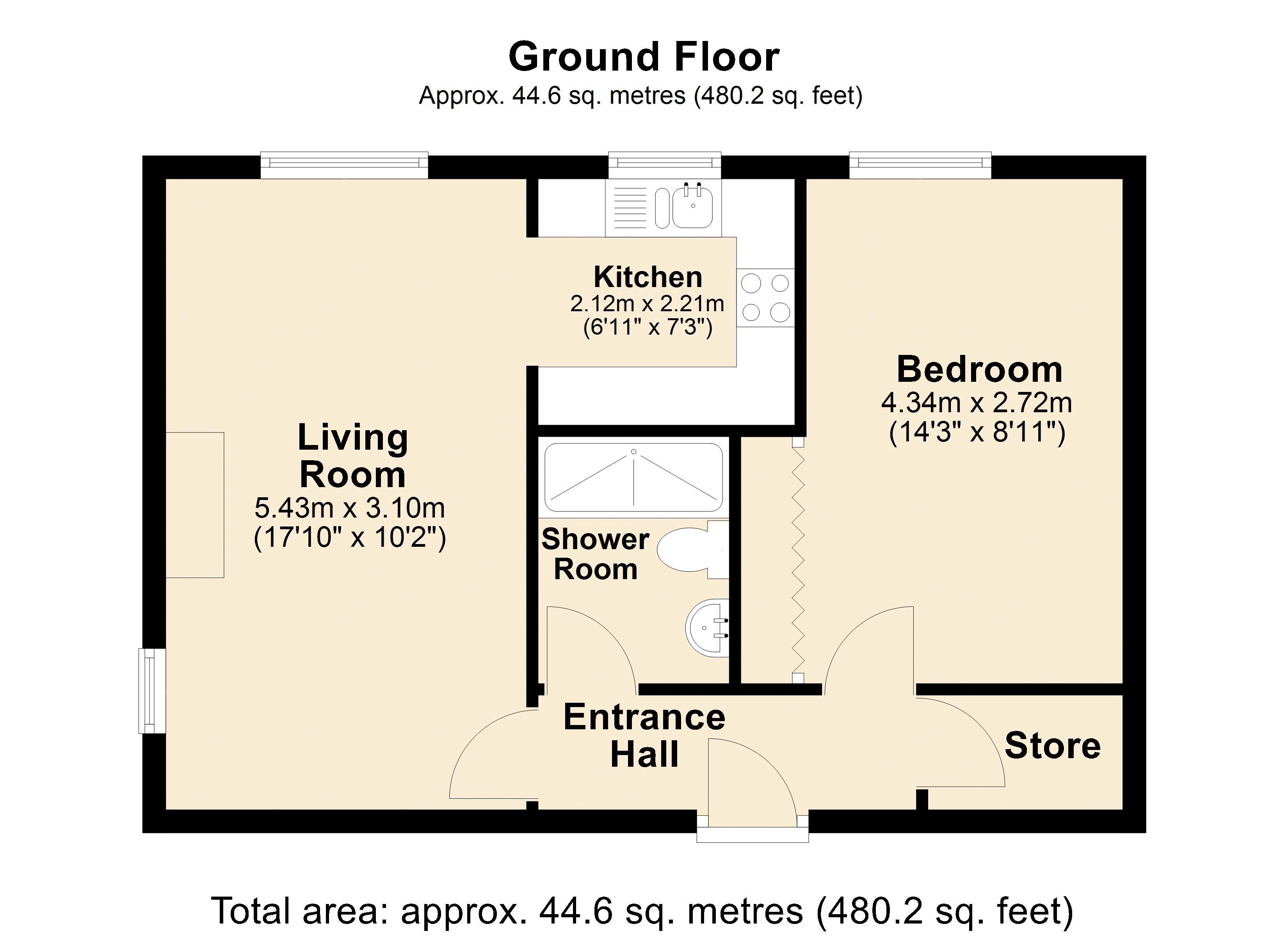35, Newcomb Court, Stamford floorplan