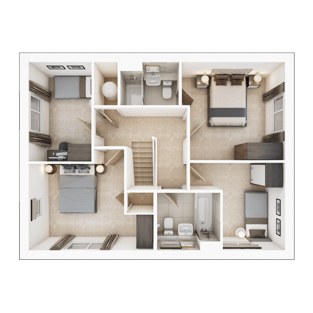 The Plumdale - Plot 10, Millstone Walk, Selby Road, Eggborough floorplan
