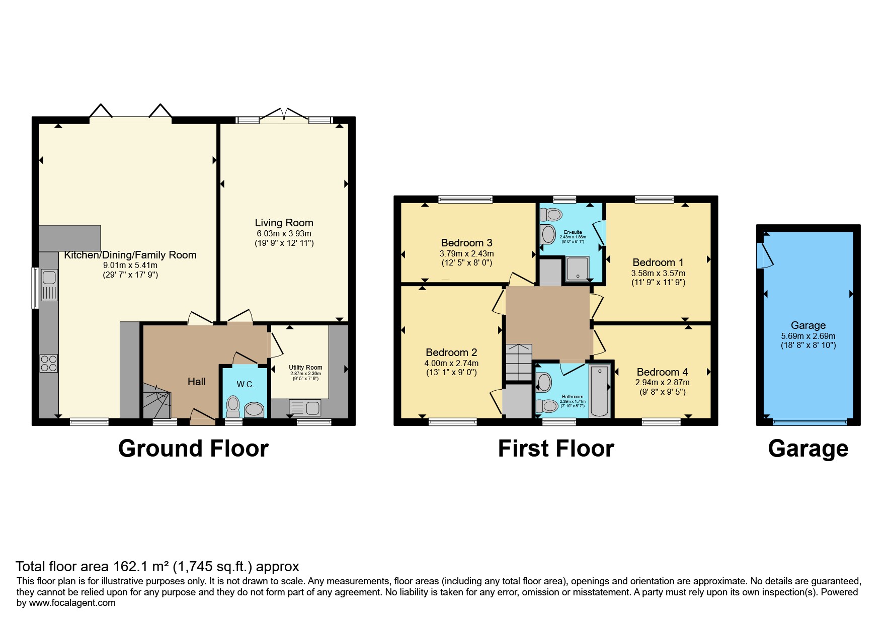 2, Poppyfield Close, Skellingthorpe floorplan
