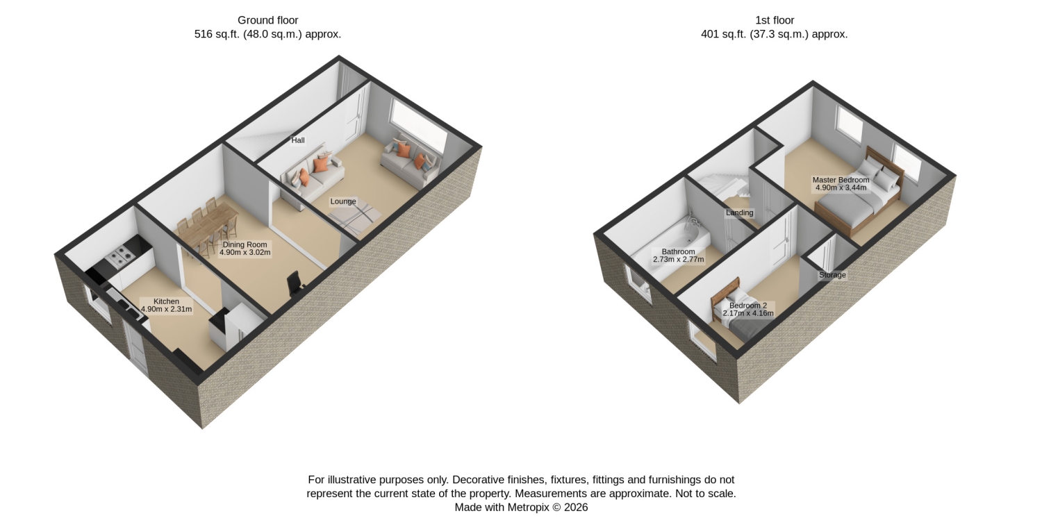 13, Britannia Place, Redcar floorplan