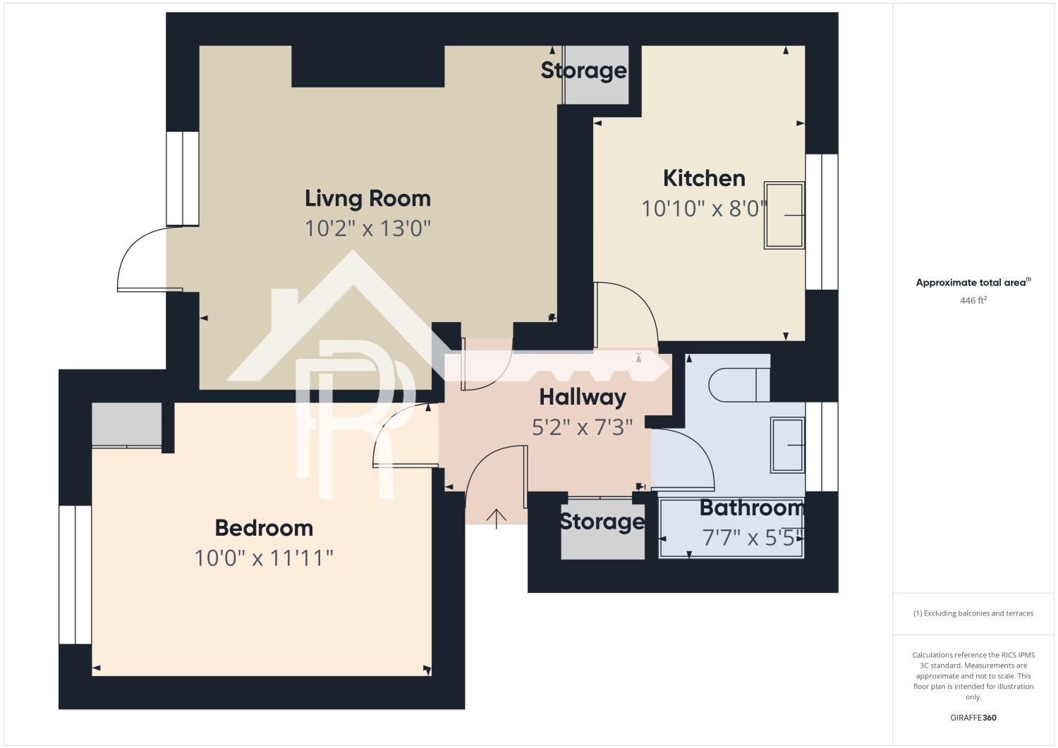 12, Wallingford House Kingsbridge Road, Romford floorplan
