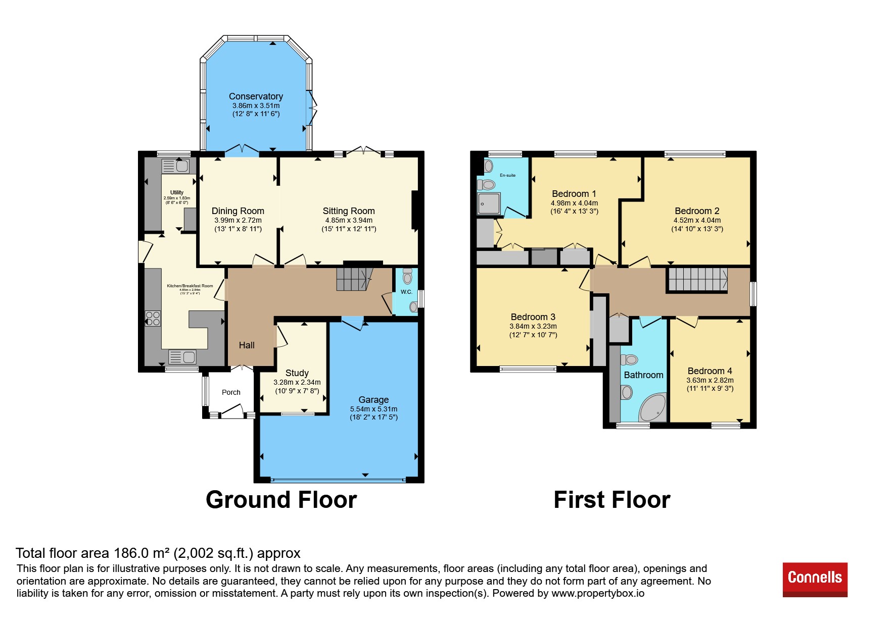 14, Colchester Way, Bedford floorplan