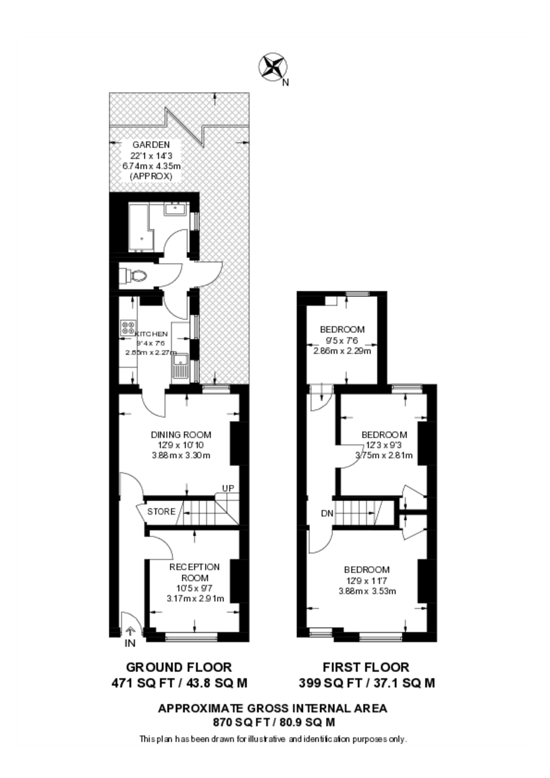 Rye Road, Nunhead floorplan