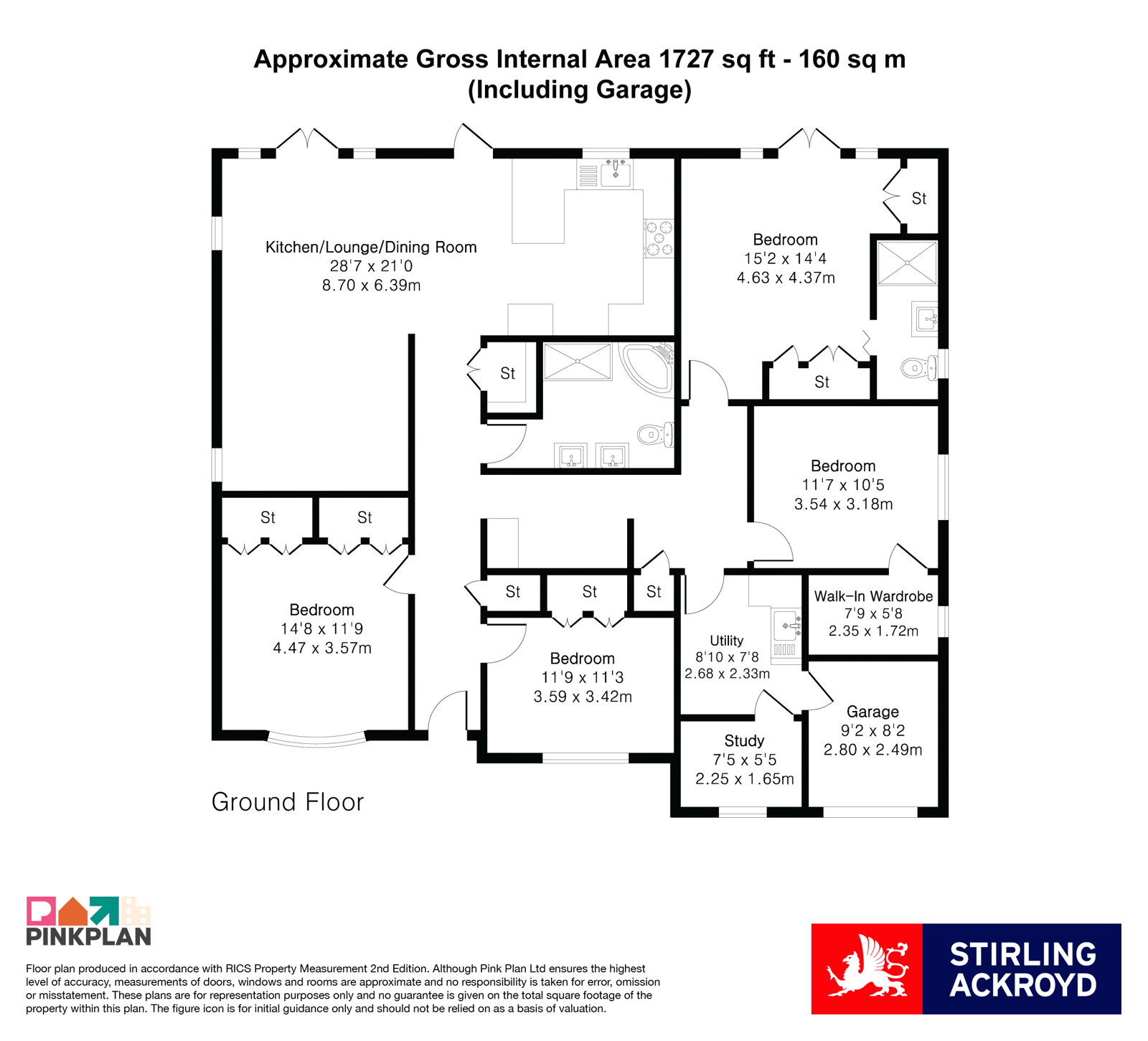 5, Darvel Close, Surrey floorplan