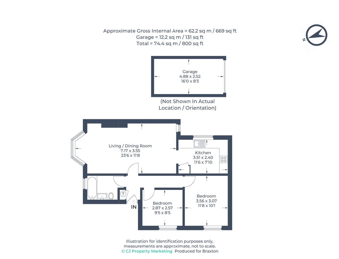 Flat 8, Haileybury Court, Clewer Hill Road, Windsor floorplan