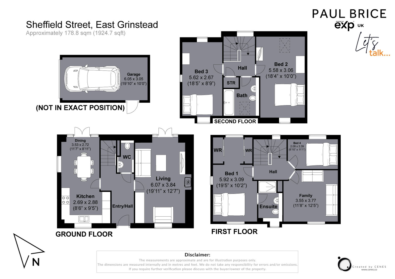 3, Sheffield Street, East Grinstead floorplan
