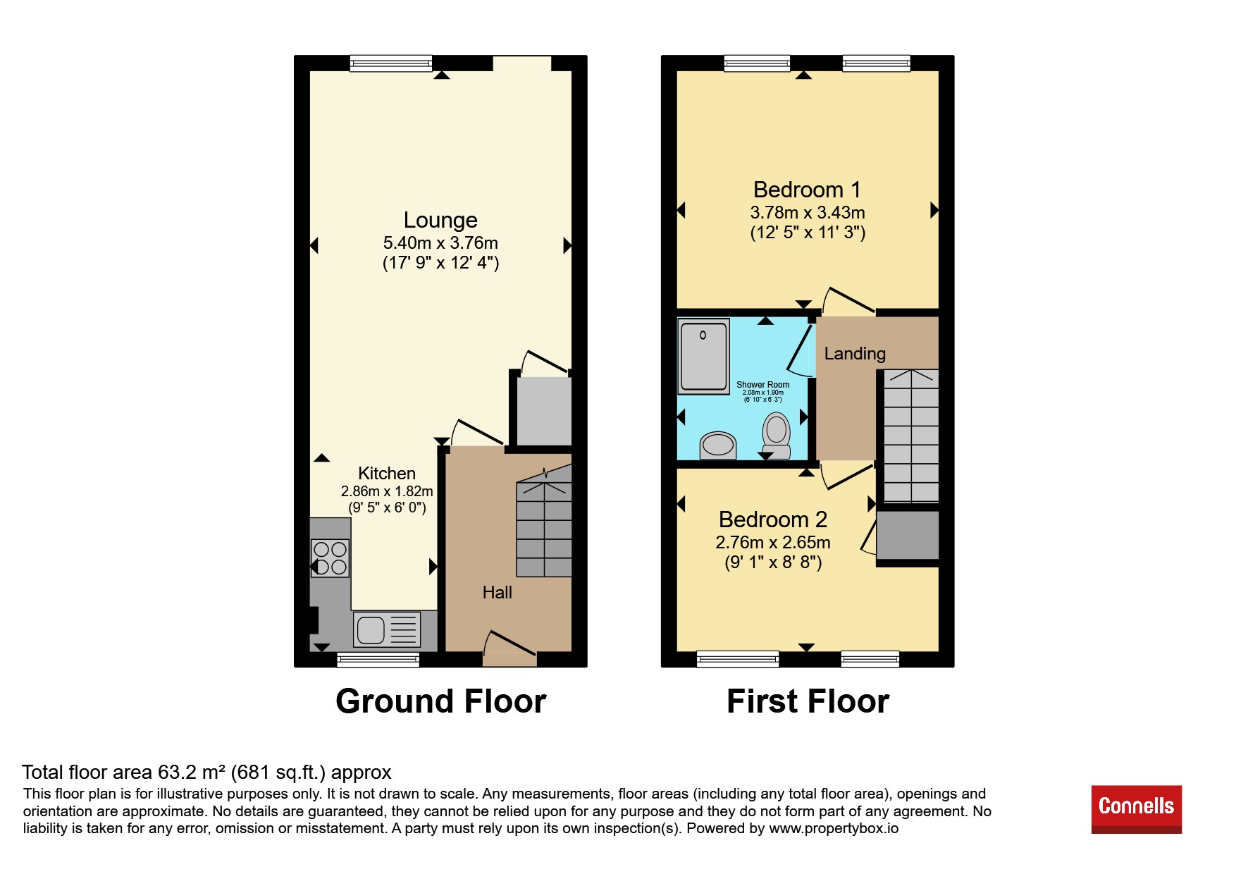 60, Dempsey Close, Southampton floorplan