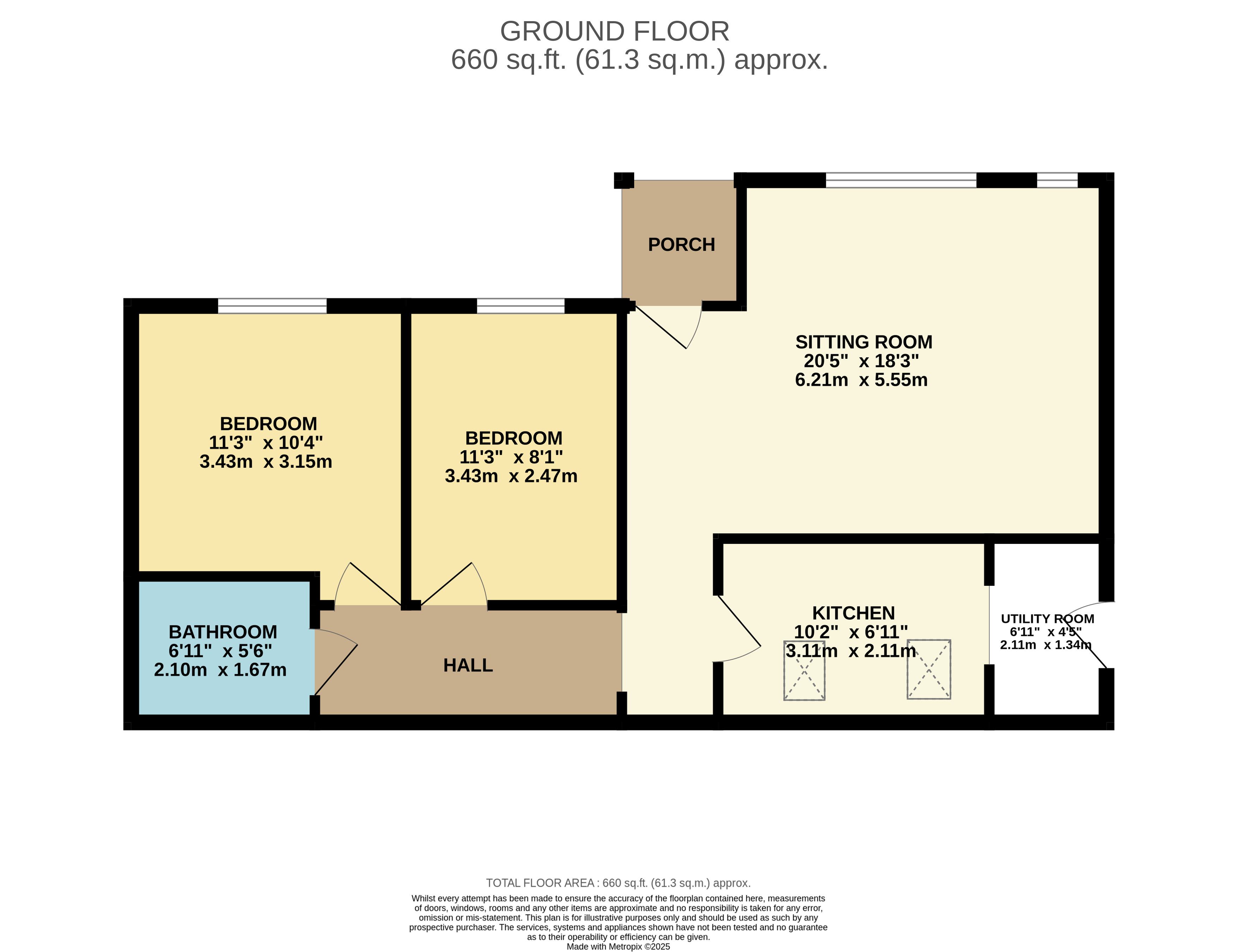 9a, Nightingale Close, Lea Bridge, Matlock floorplan
