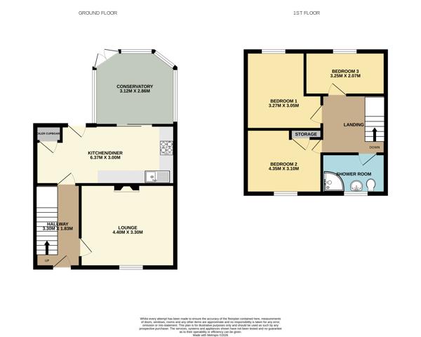 26, Birklands Avenue, Ollerton floorplan