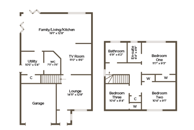 2, Dumbrock Road, Glasgow floorplan
