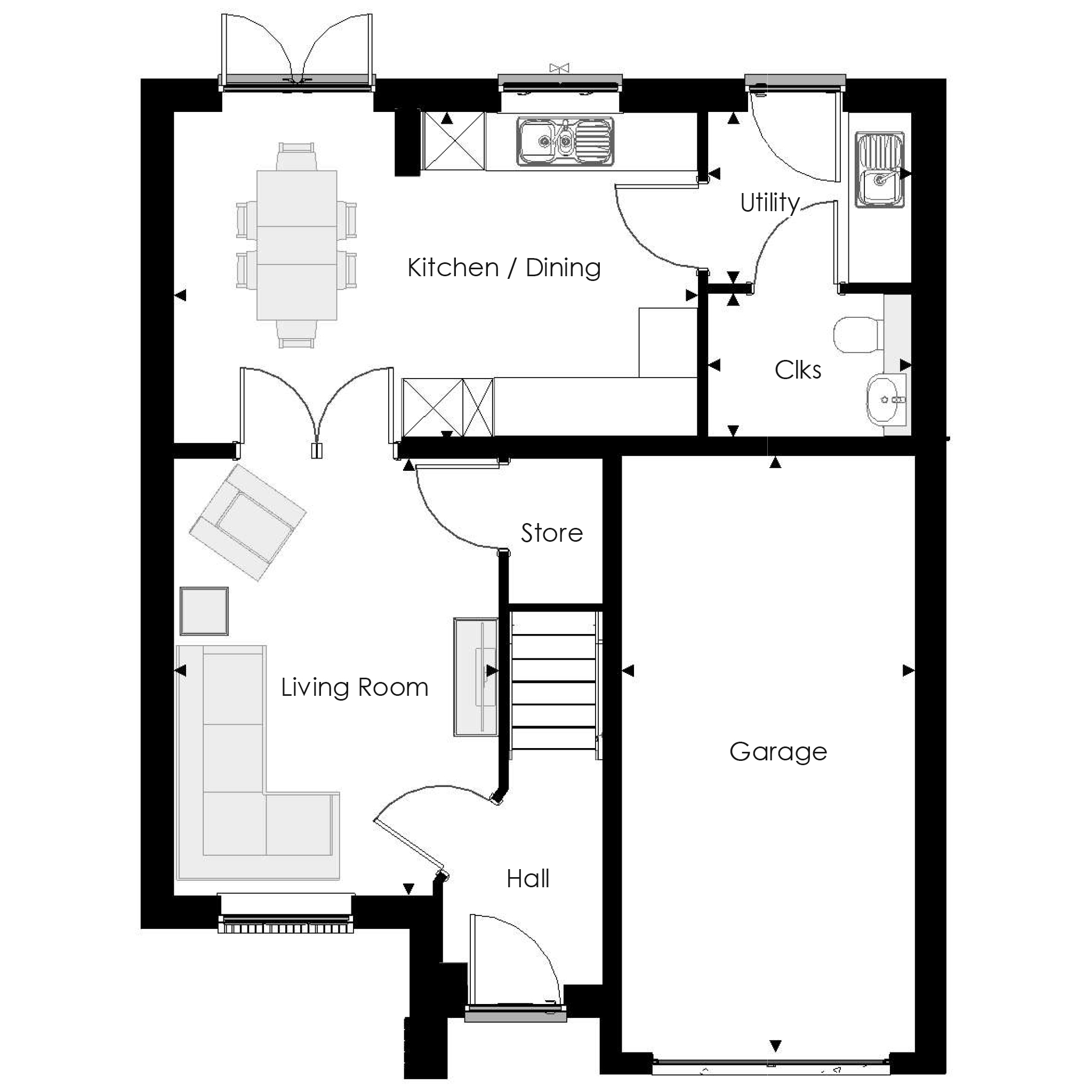 905, Station Lane, Pelton Lane Ends, Pelton floorplan