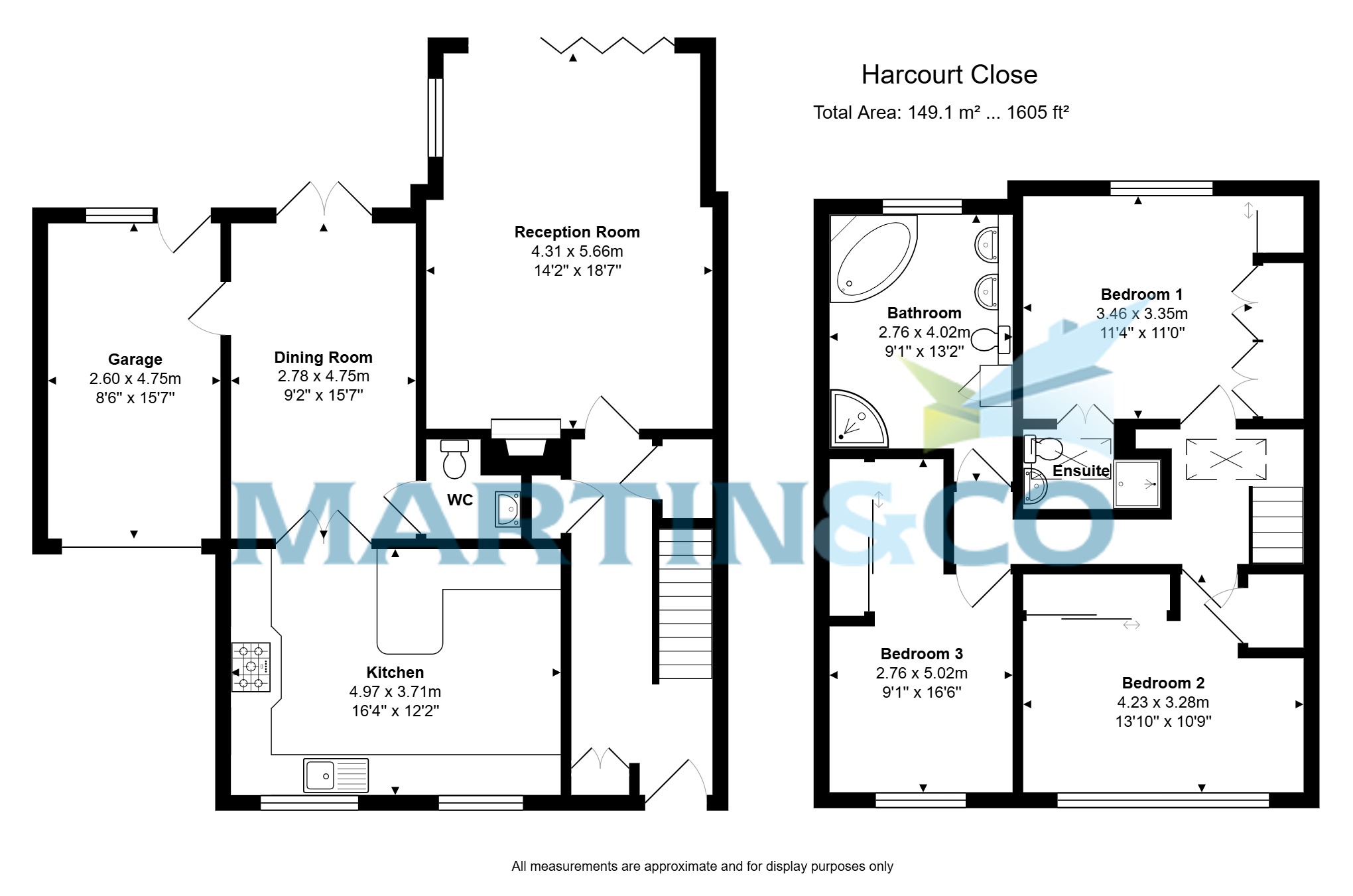17, Harcourt Close, Egham floorplan